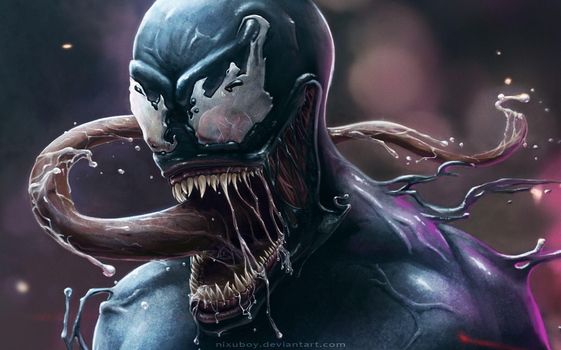 Spider Man Marvel Venom Creepy HD Wallpaper