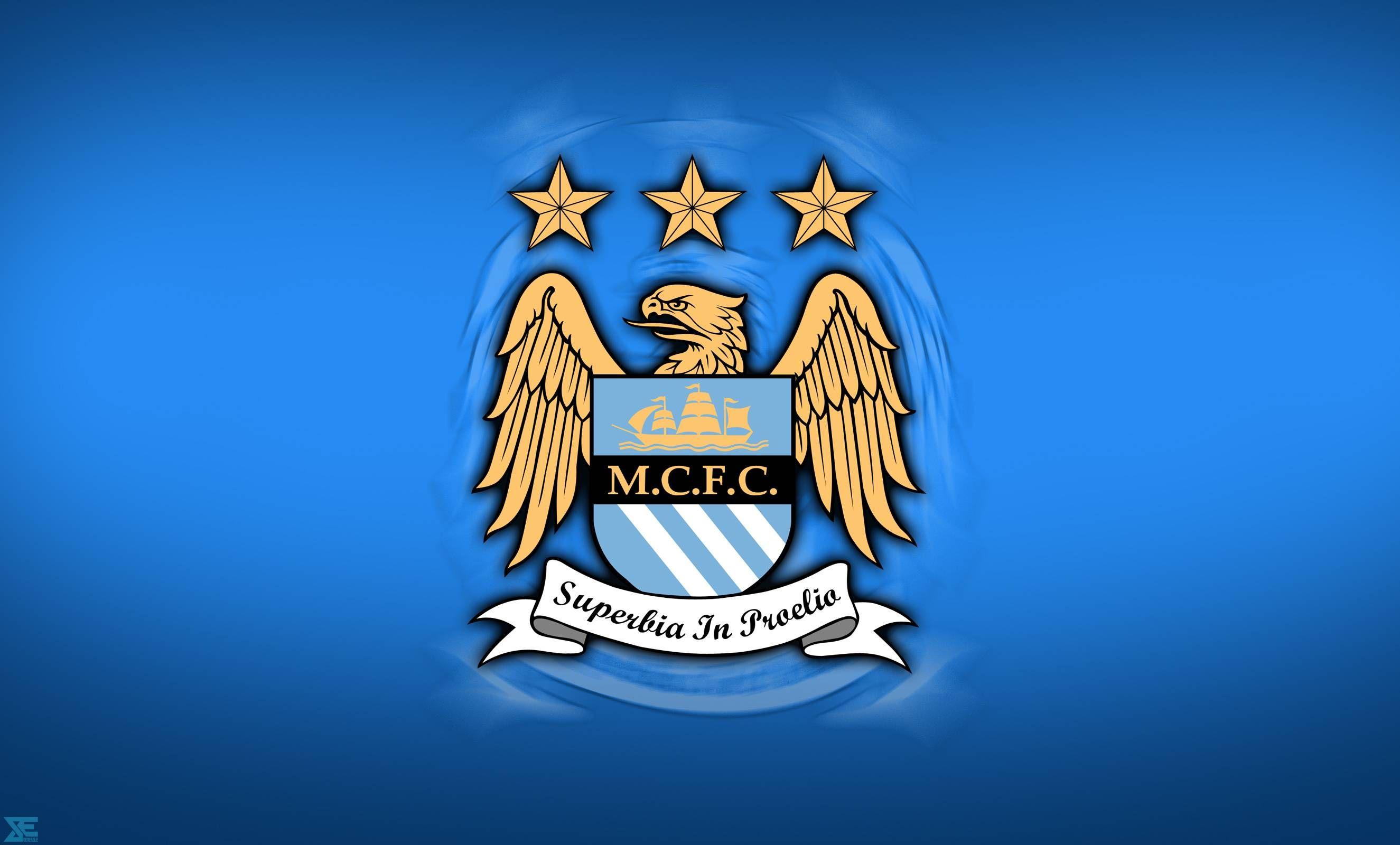 Manchester City Logo Image Wallpaper
