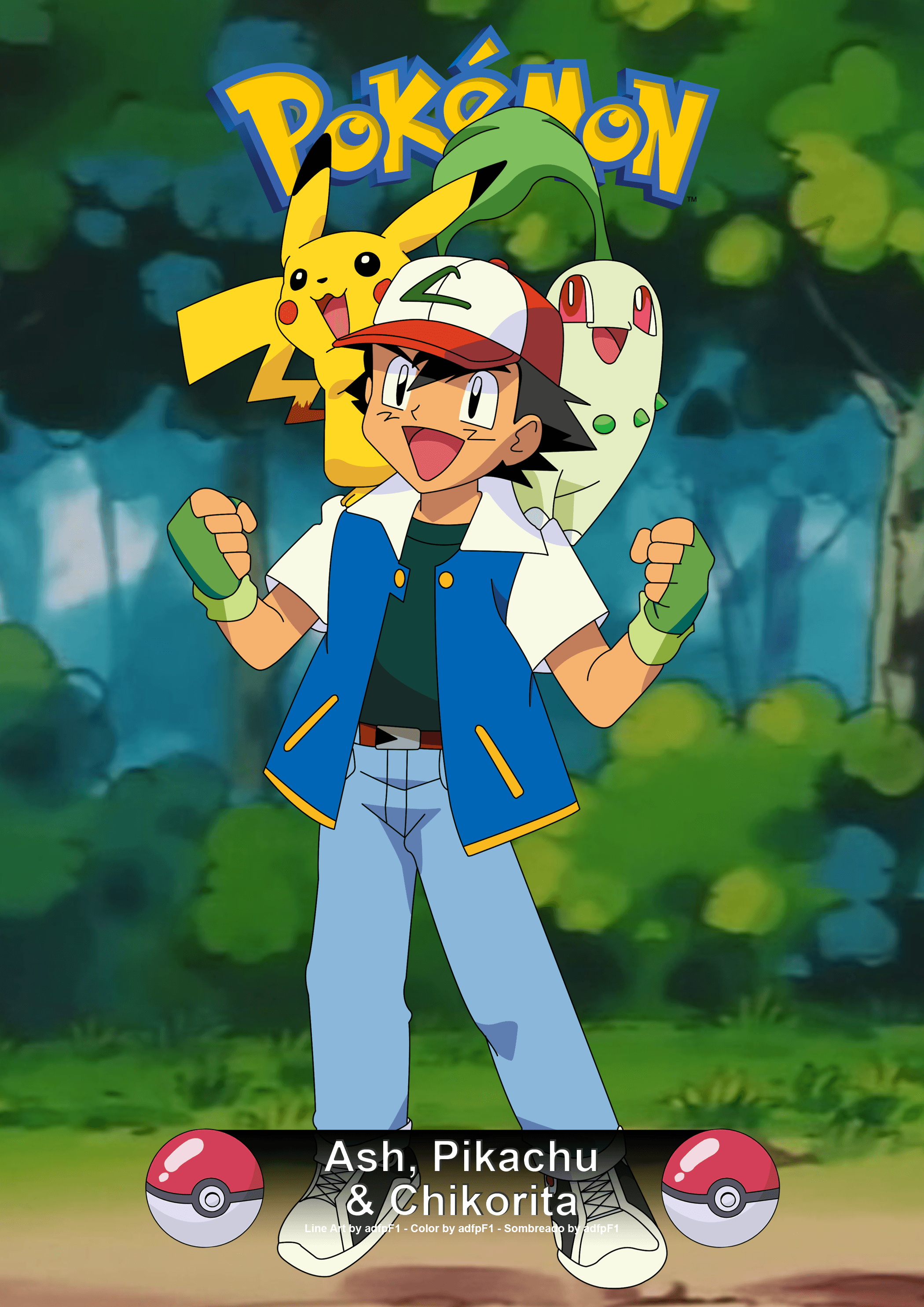 image Of Pokemon Ash And Pikachu