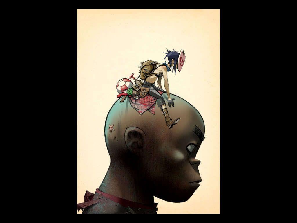 Russel Hobbs image Noodle and Russel Plastic Beach HD wallpaper