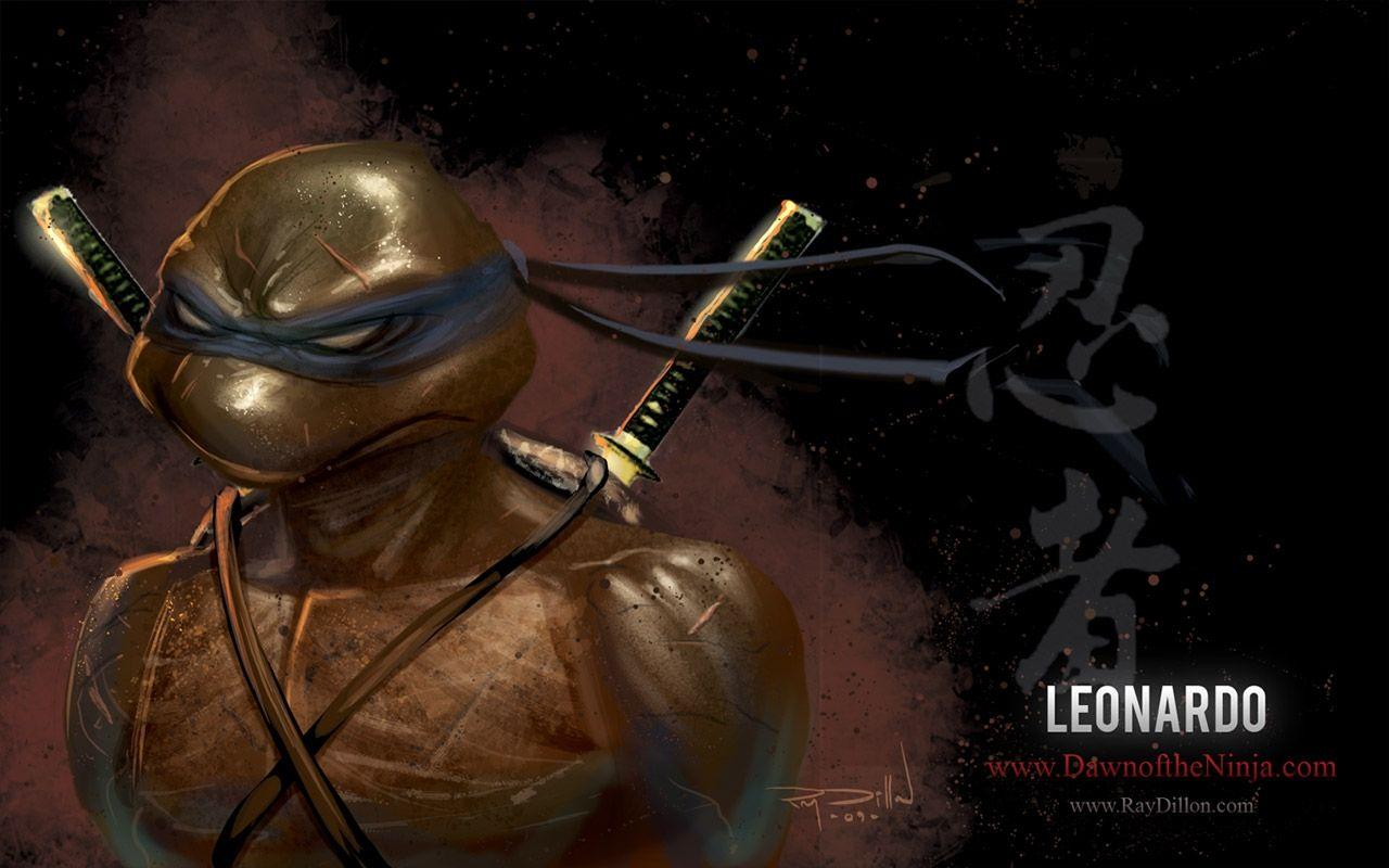 teenage mutant ninja turtles leonardo 1280x800 wallpaper High