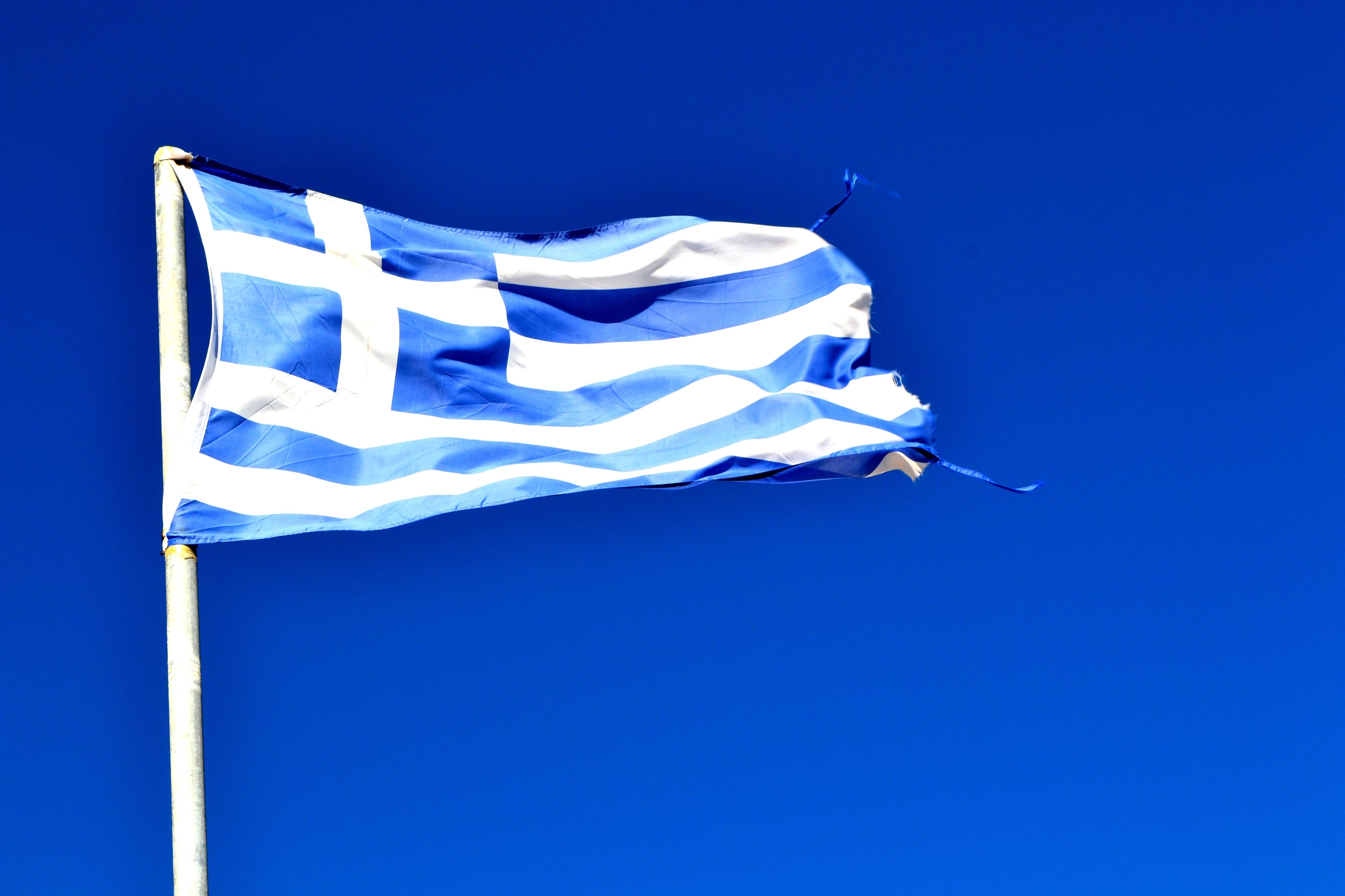 Wind, Sky, Greece, Flag, cloud, sky free image