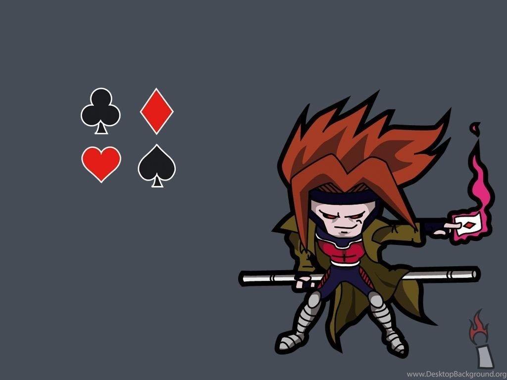 Gambit Ace Of Diamonds By Italiux Desktop Background