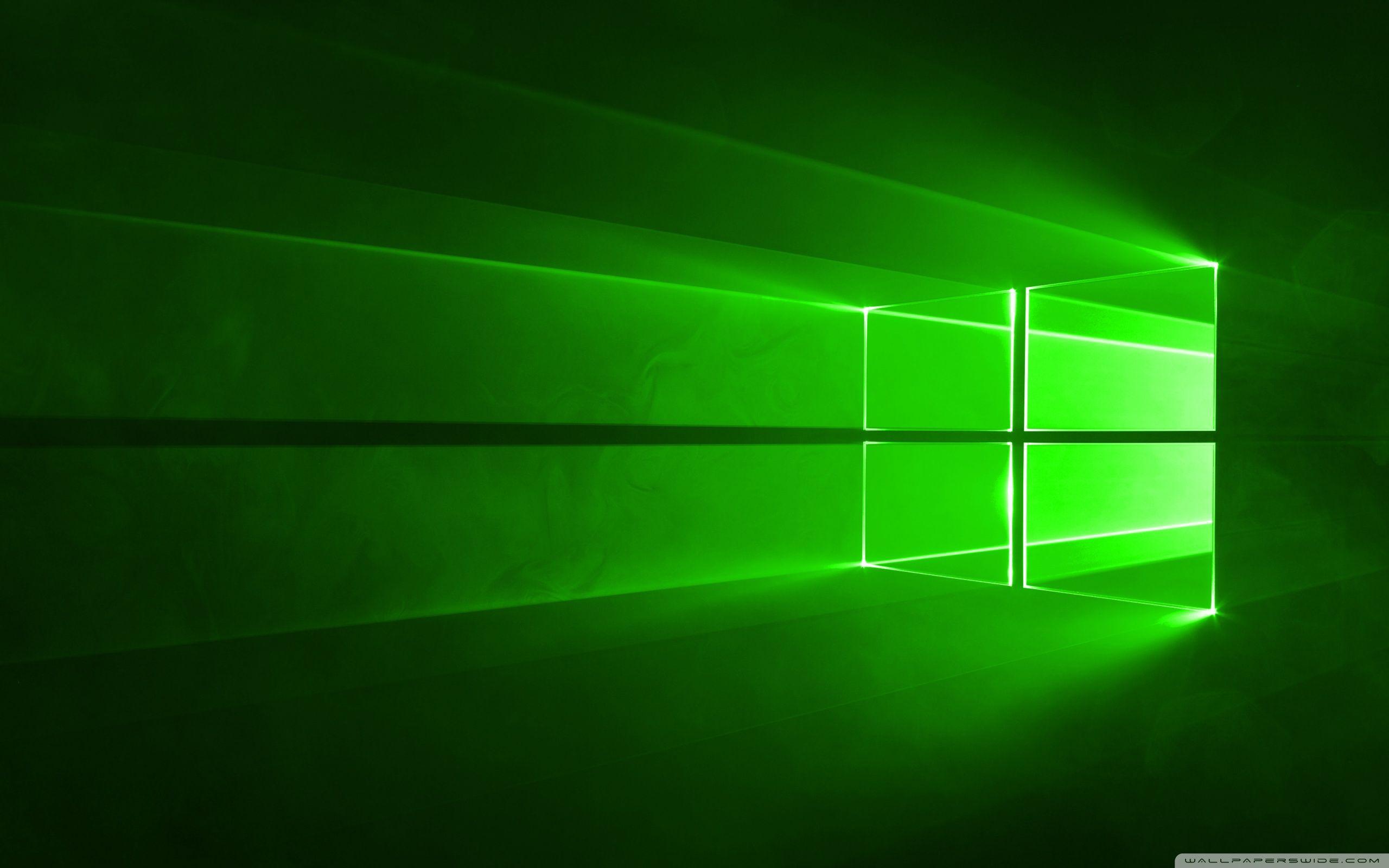 Windows 10 Green ❤ 4K HD Desktop Wallpaper for • Wide & Ultra