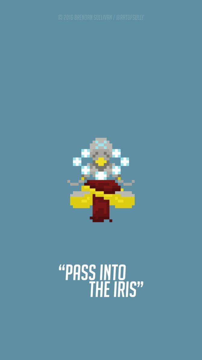 Zenyatta - 'Overwatch' Pixel Phone Wallpaper