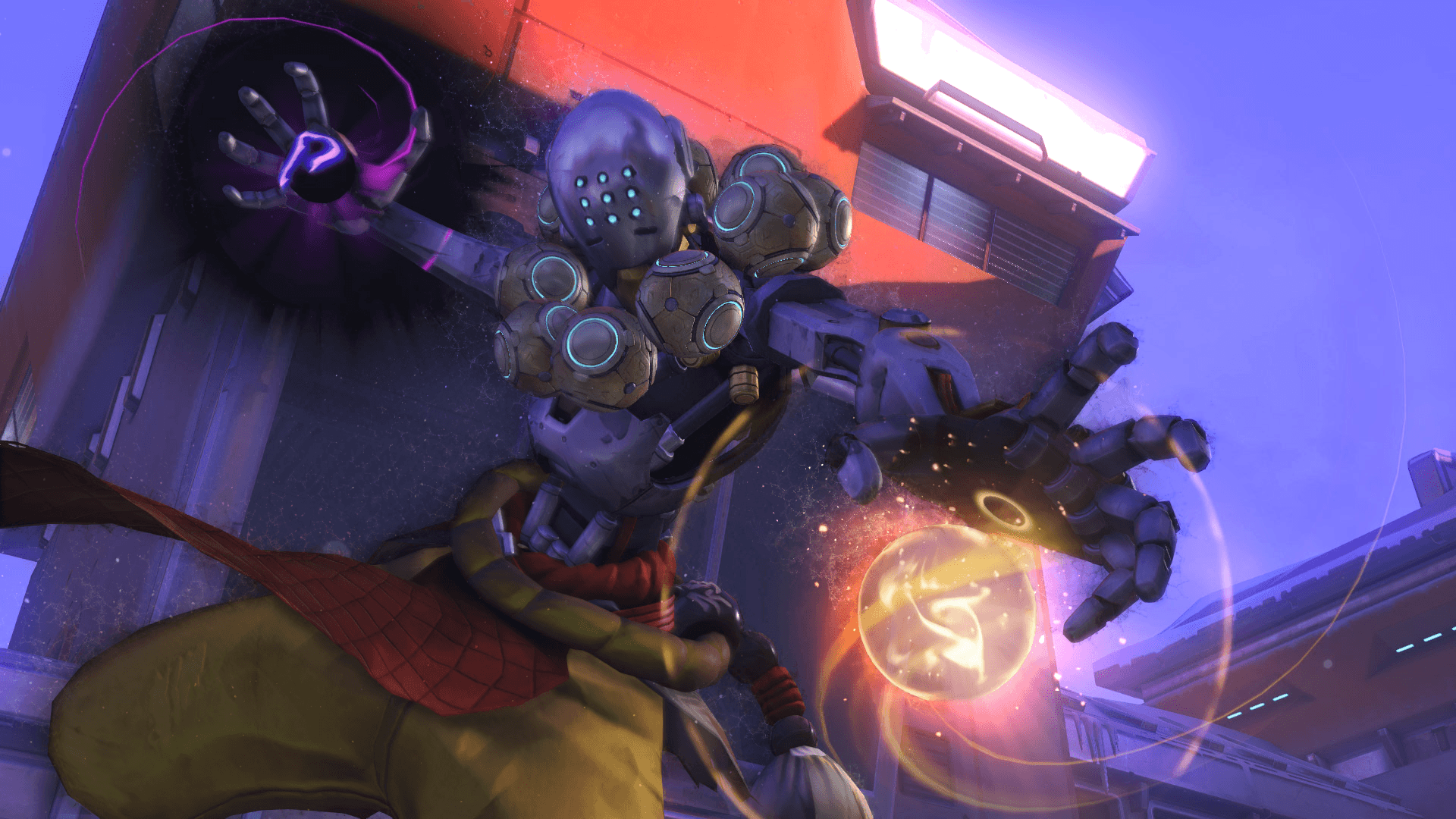 Zenyatta Particles Effect; Overwatch Wallpaper