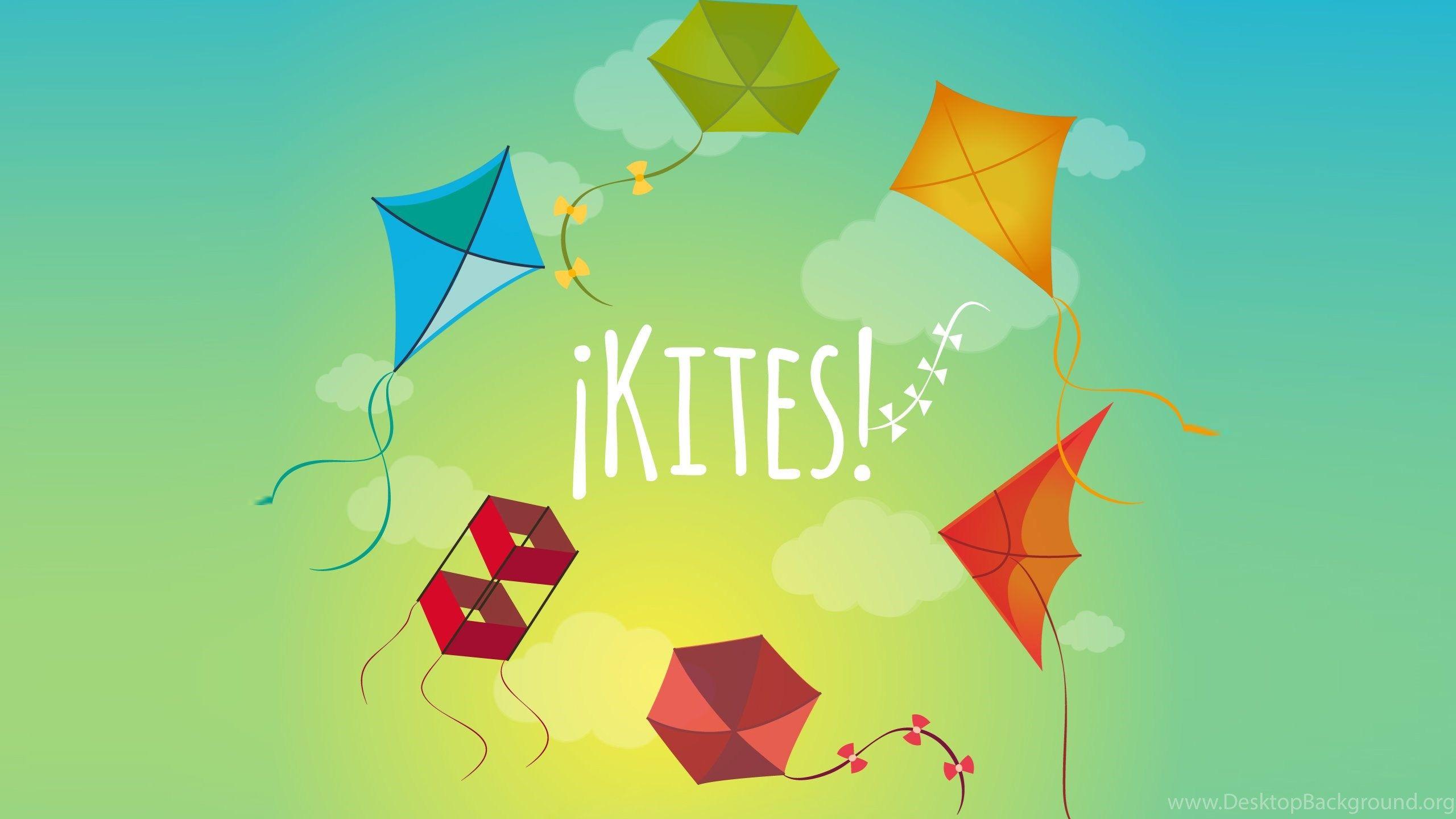 Happy Uttarayan Makar Sankranti Kite Flying Day Wallpaper Desktop