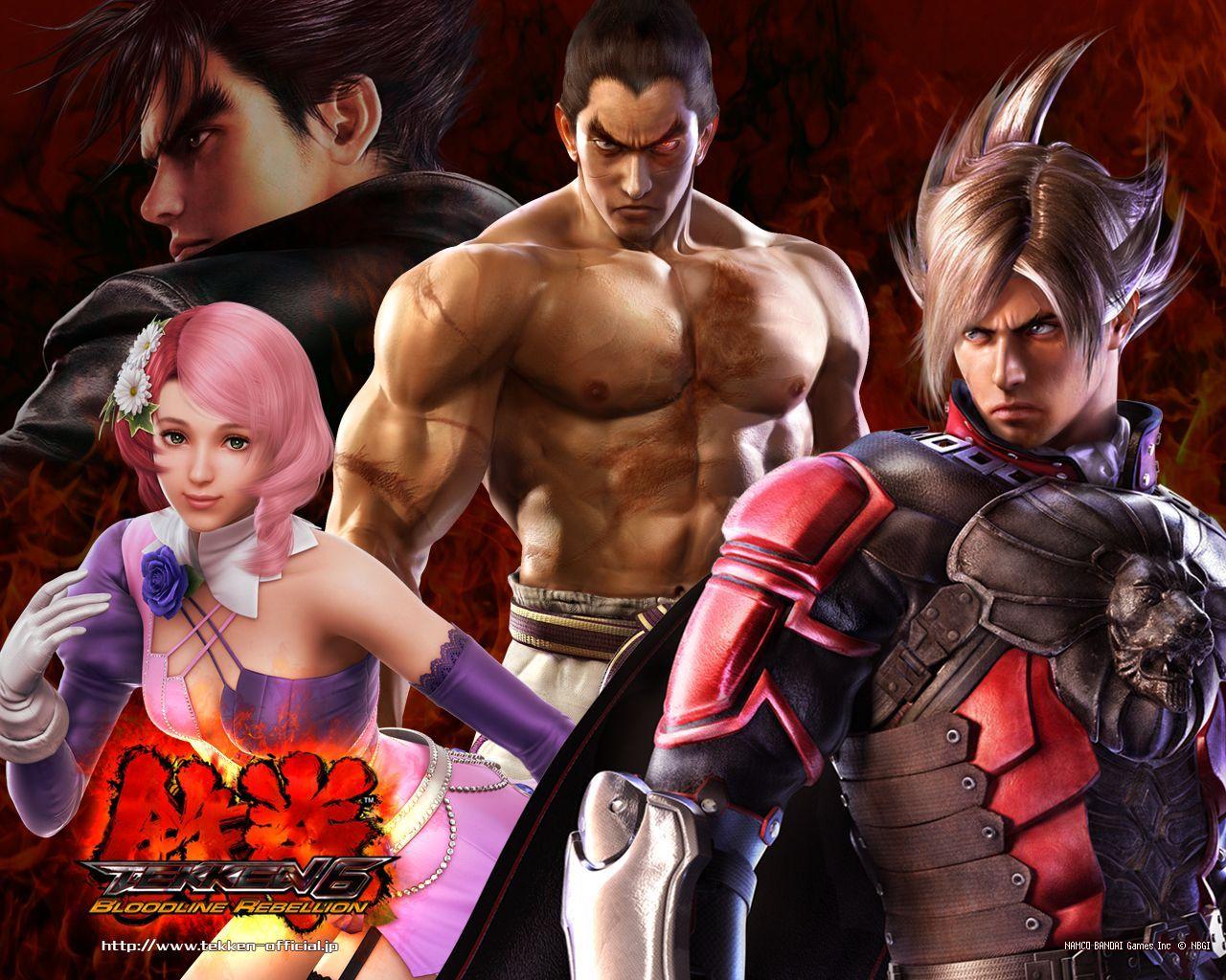 Jin Kazama witnesses the death of his mother Jun
