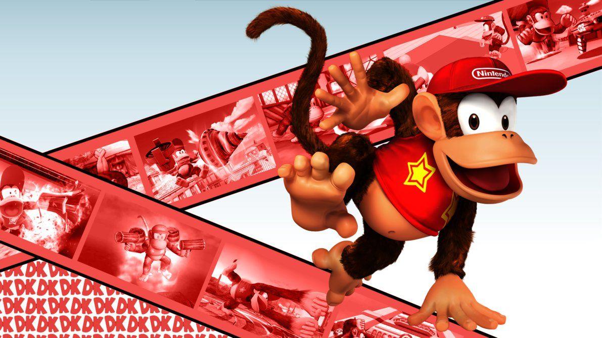 SSB4 Diddy Kong Wallpaper