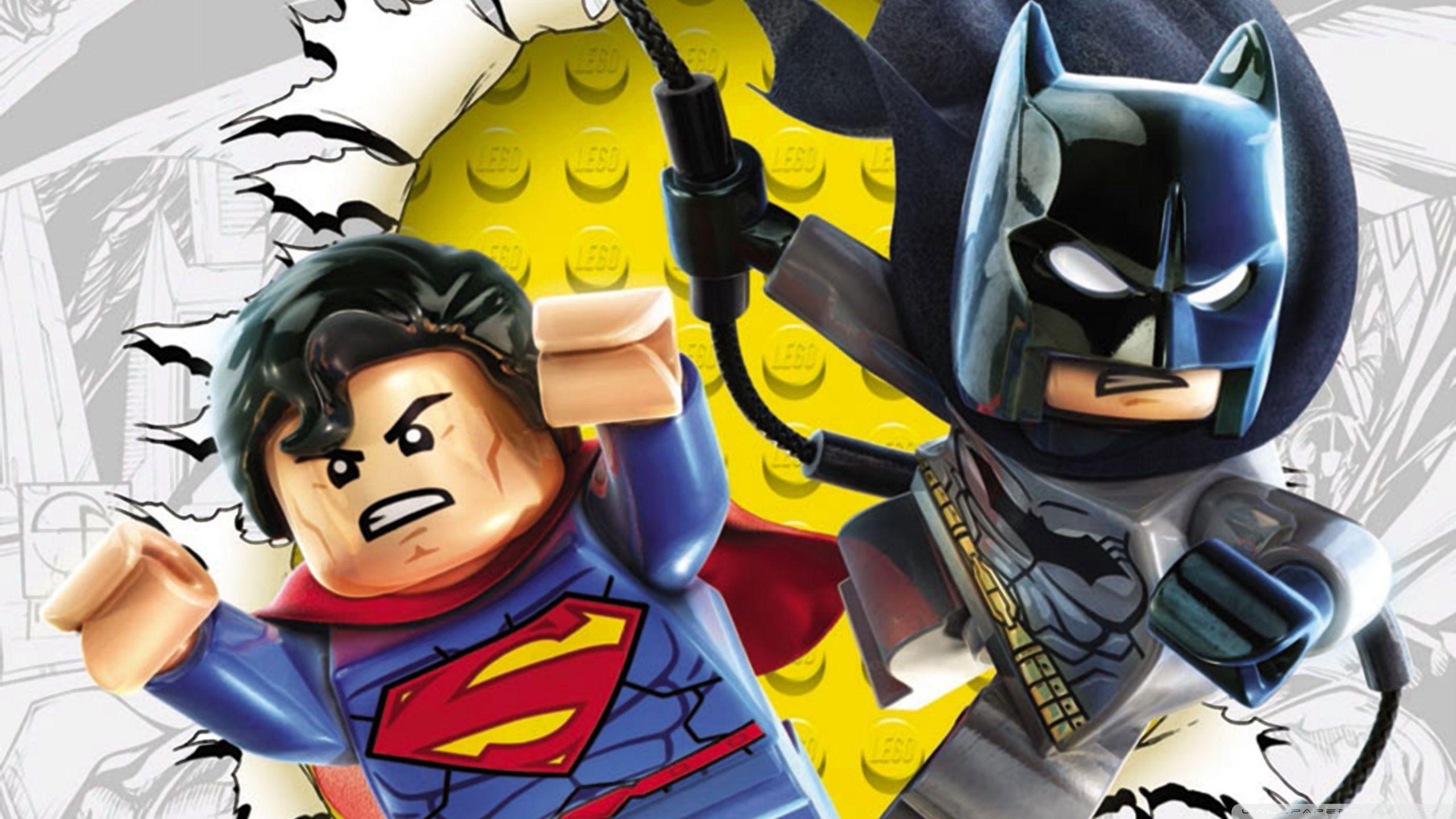 Lego Superman and Batman ❤ 4K HD Desktop Wallpaper for 4K Ultra HD TV