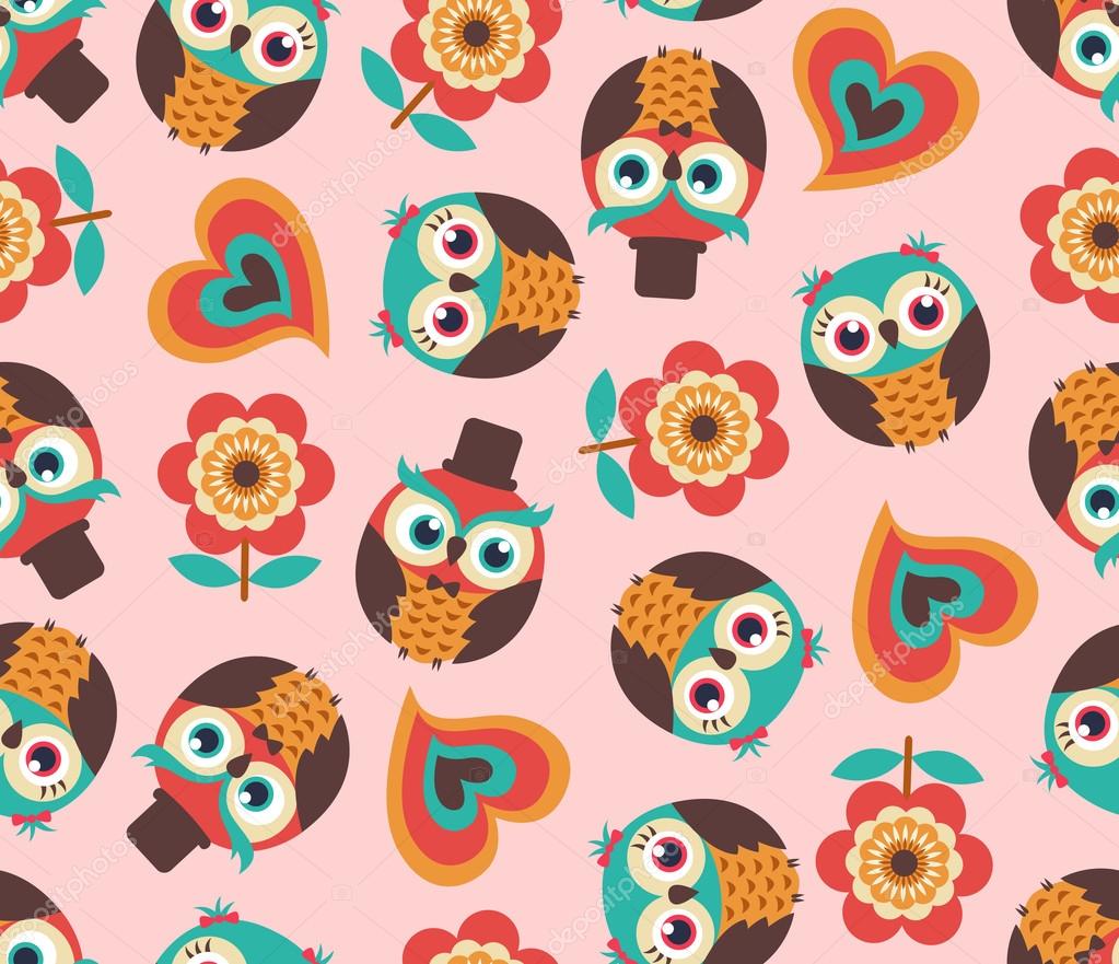 Owl Cartoon Wallpapers - Wallpaper Cave
