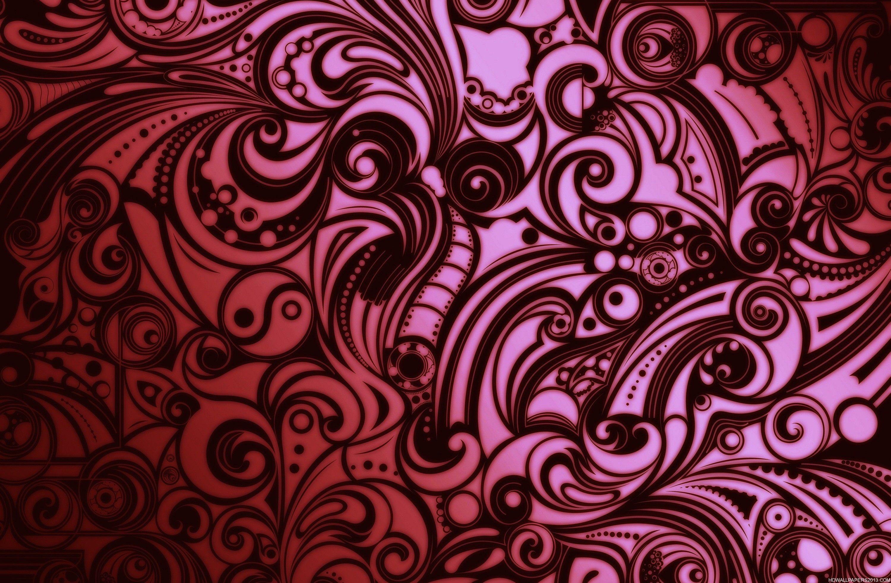 Elegant and Beautiful Purple Pattern. High Definition Wallpaper