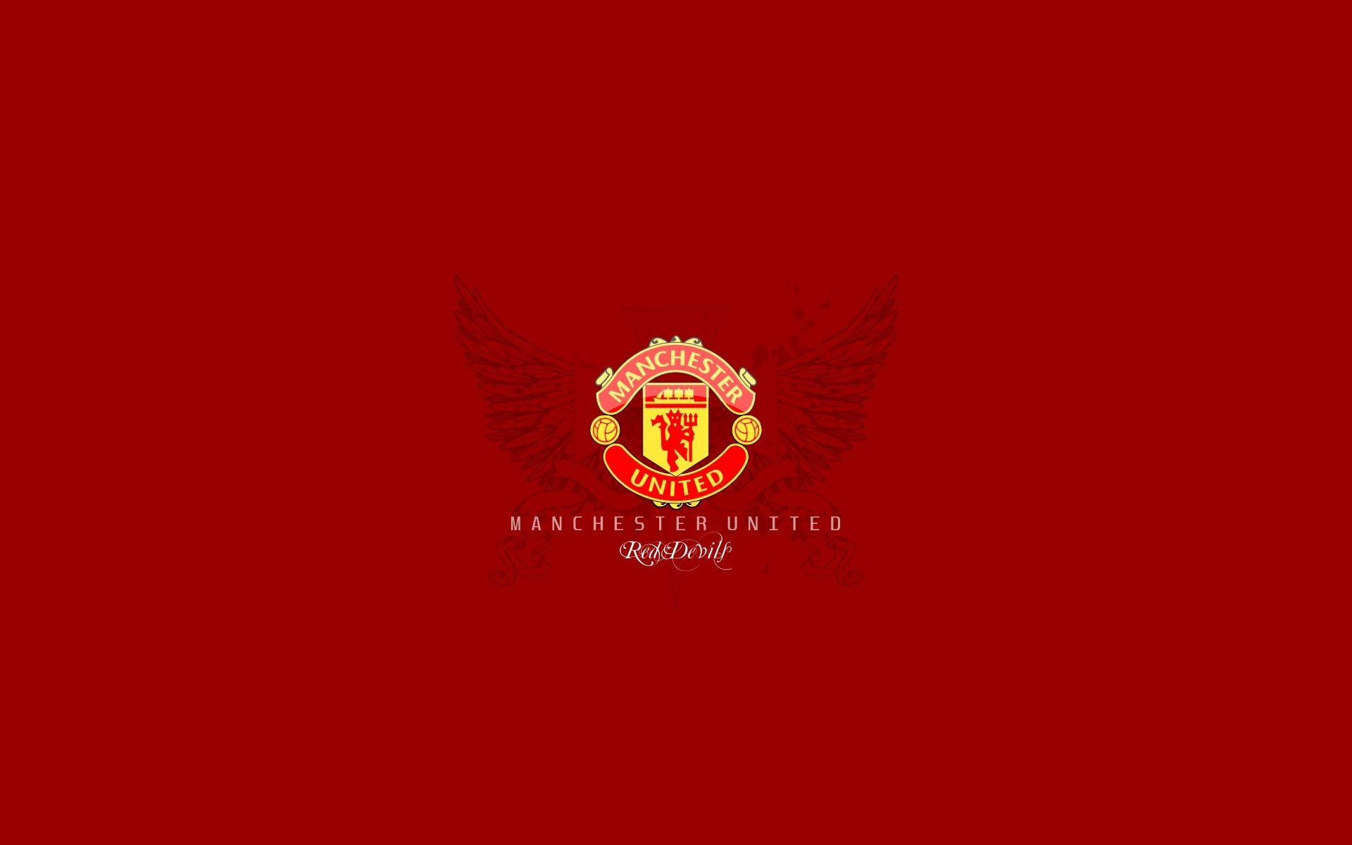 Manchester United Logo In High Quality HD Desktop Wallpaper