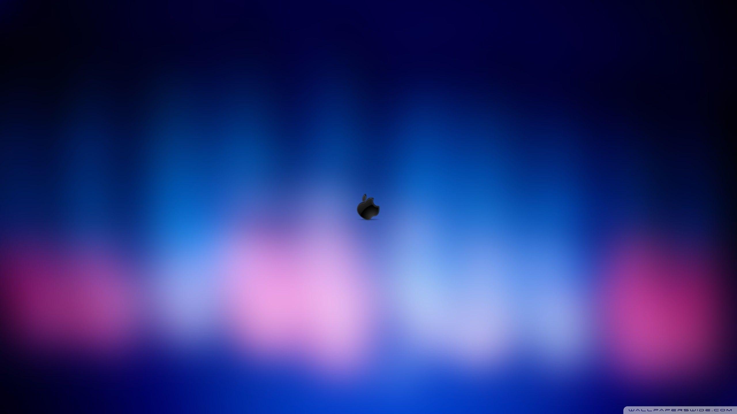 Apple Logo On Blue Background ❤ 4K HD Desktop Wallpaper for 4K