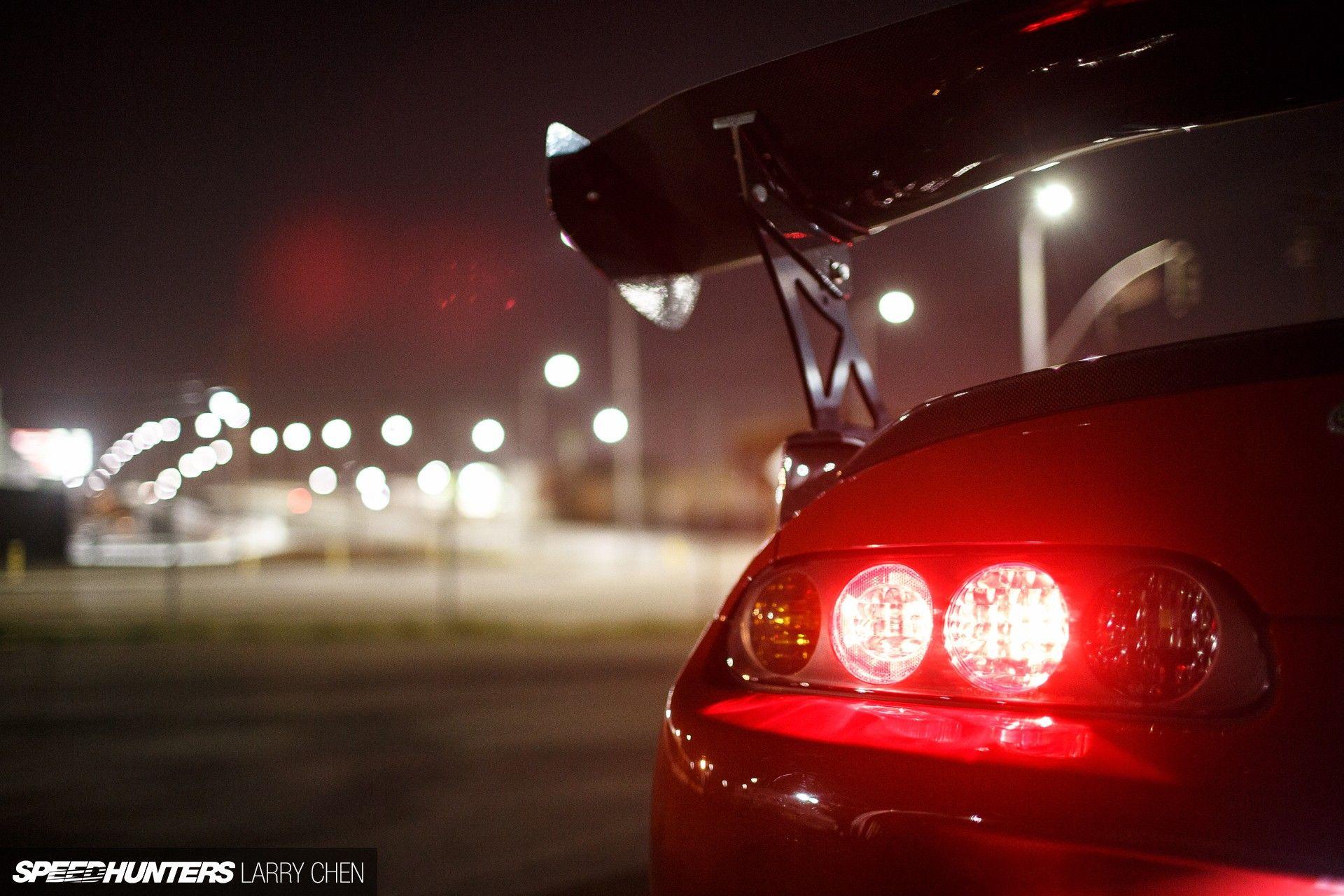 Speedhunters, Lights, Toyota Supra Wallpaper HD / Desktop