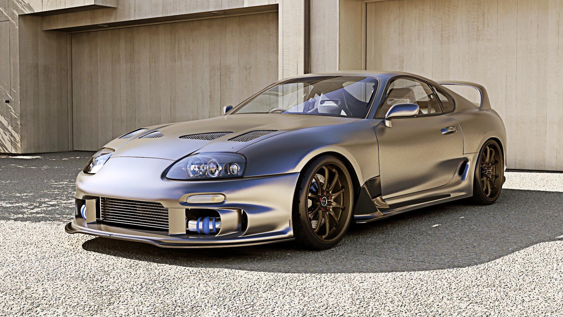 Cars vehicles wheels garages toyota supra wallpaper