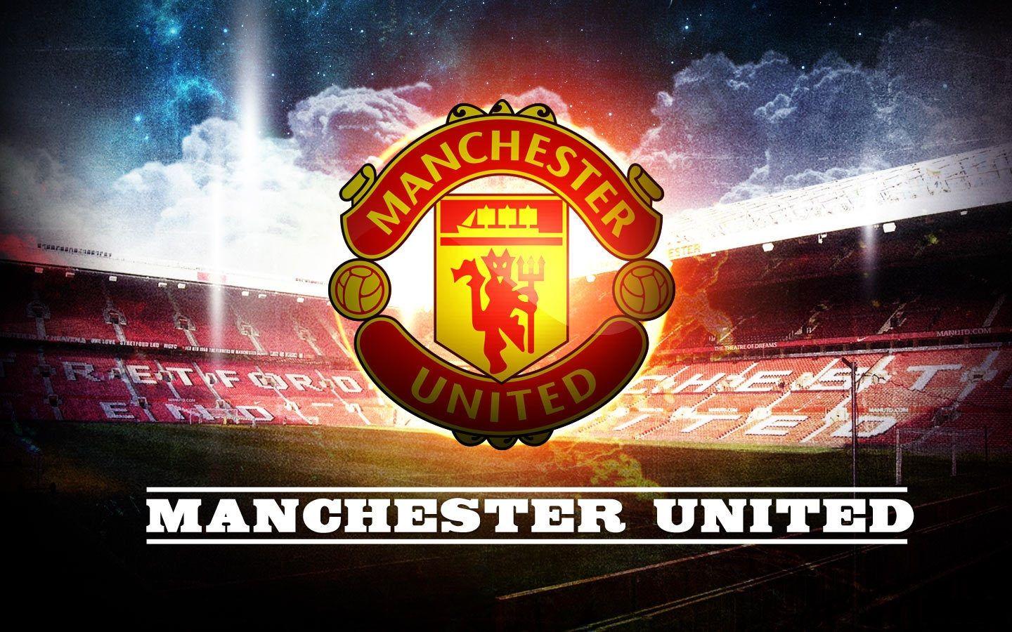 Manchester United Logo Wallpaper HD Wallpaper 1440x900