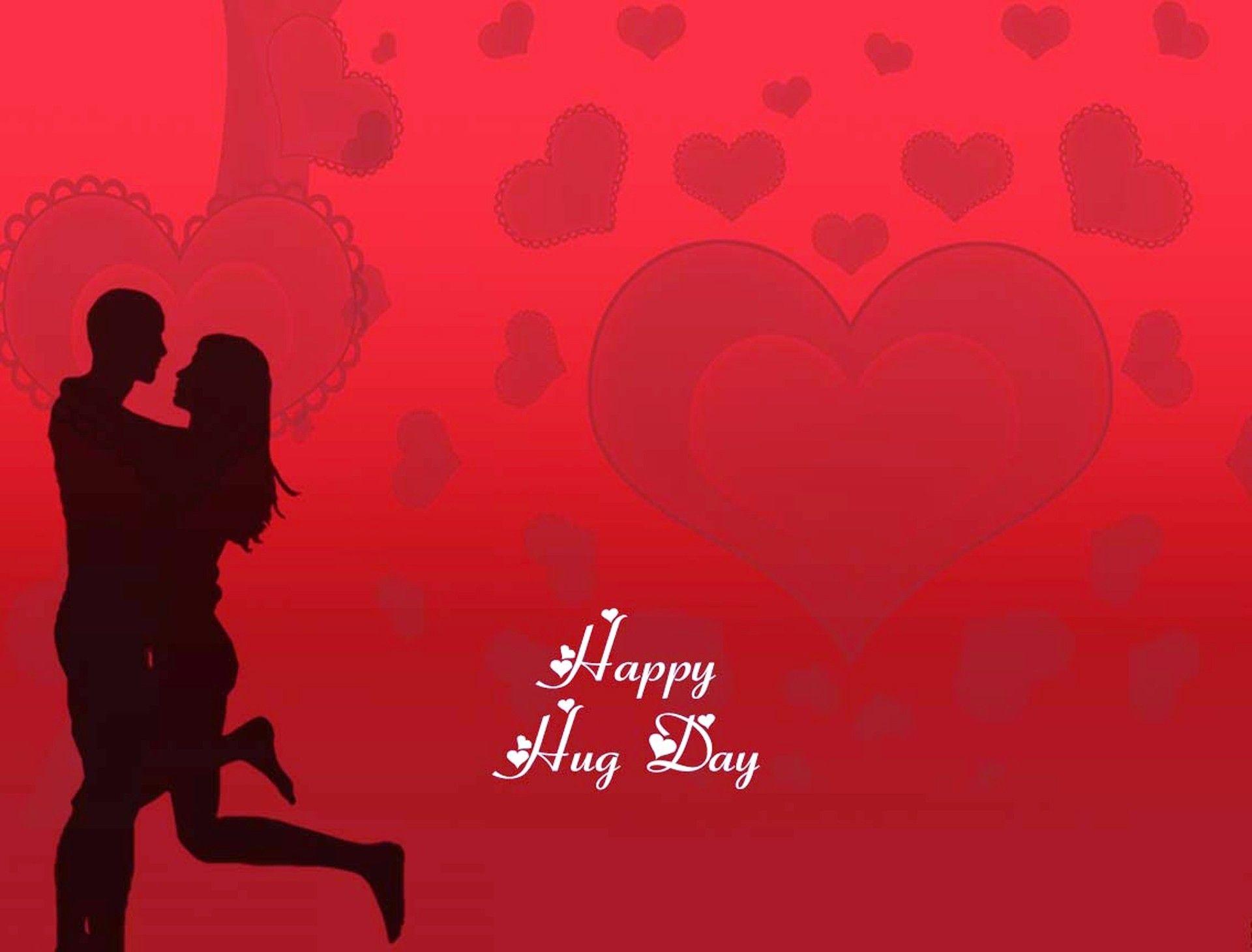 Happy Hug Day Beautiful Heart Wallpaper HD Wallpaper