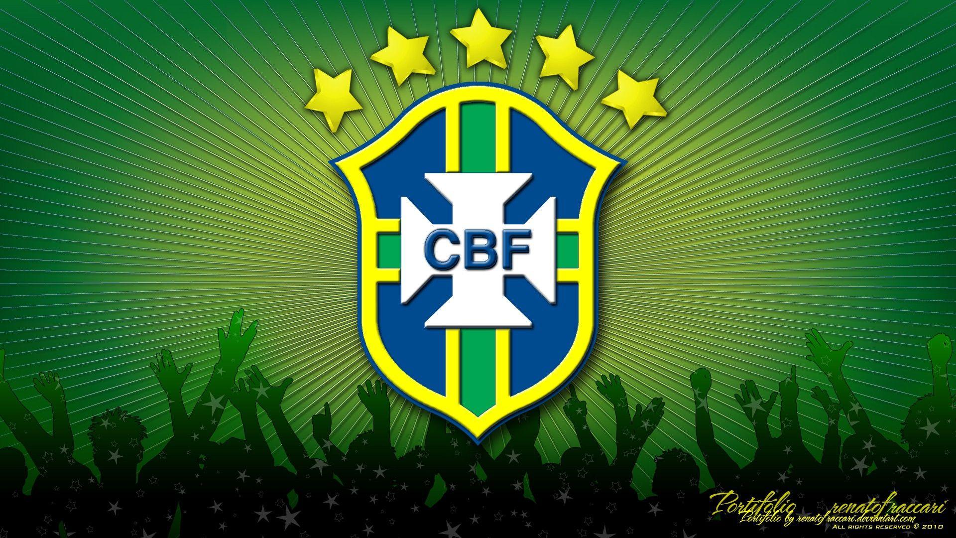 Brasil CBF Logo HD Wallpaper HD Wallpaper