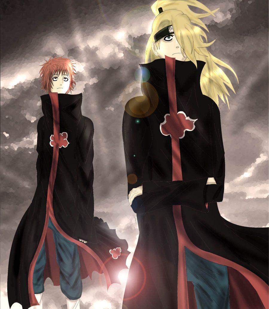 Deidara and Sasori. Silence