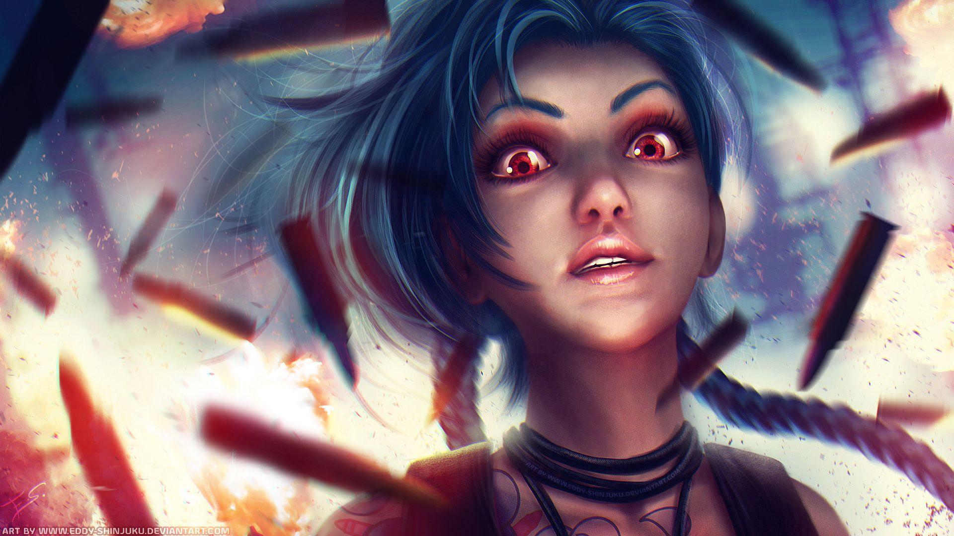 Jinx (League of Legends) Wallpaper Anime Image Board