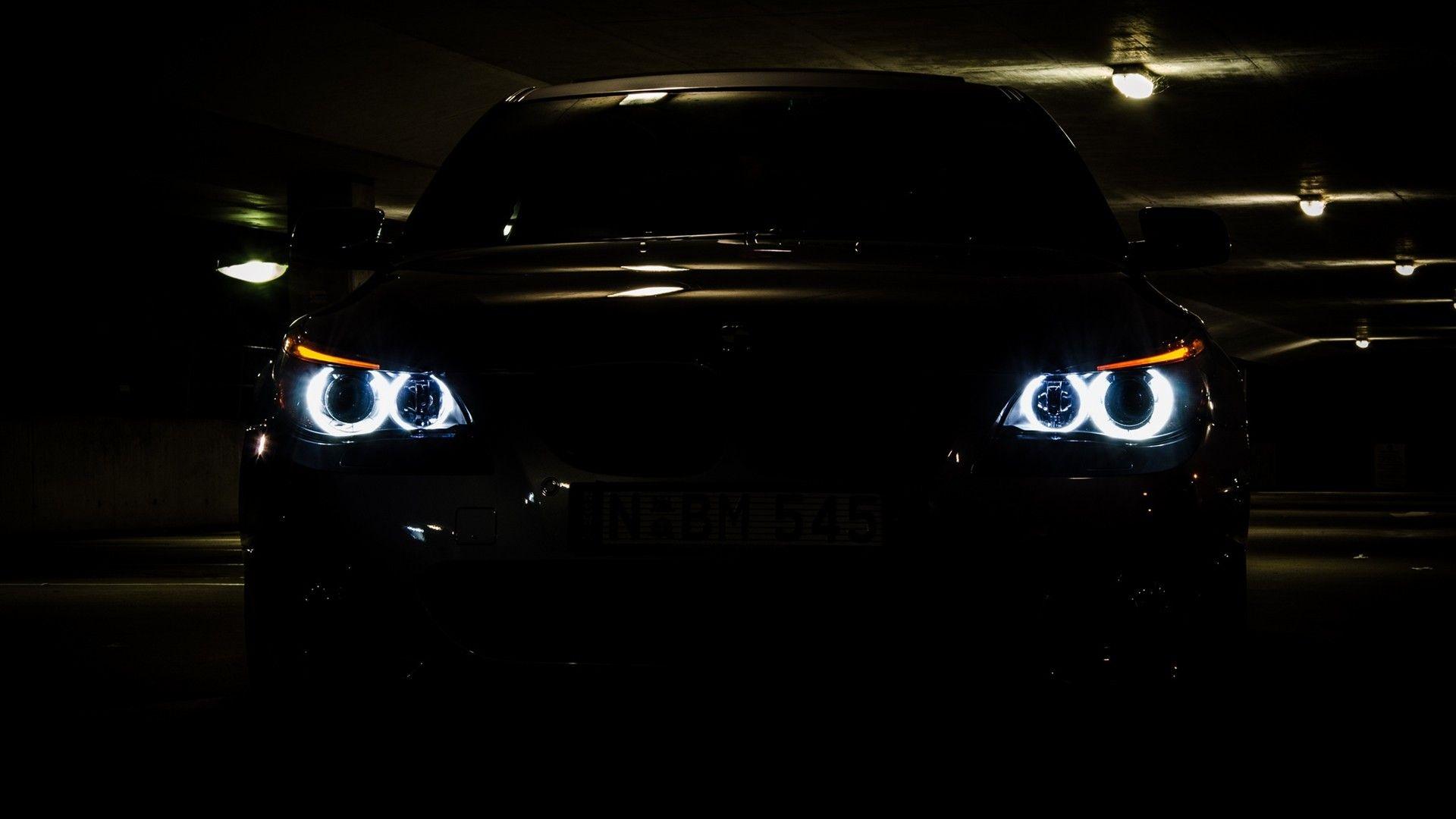 BMW, lights, cars, vehicles, BMW 5 Series, BMW E automobile, bmw