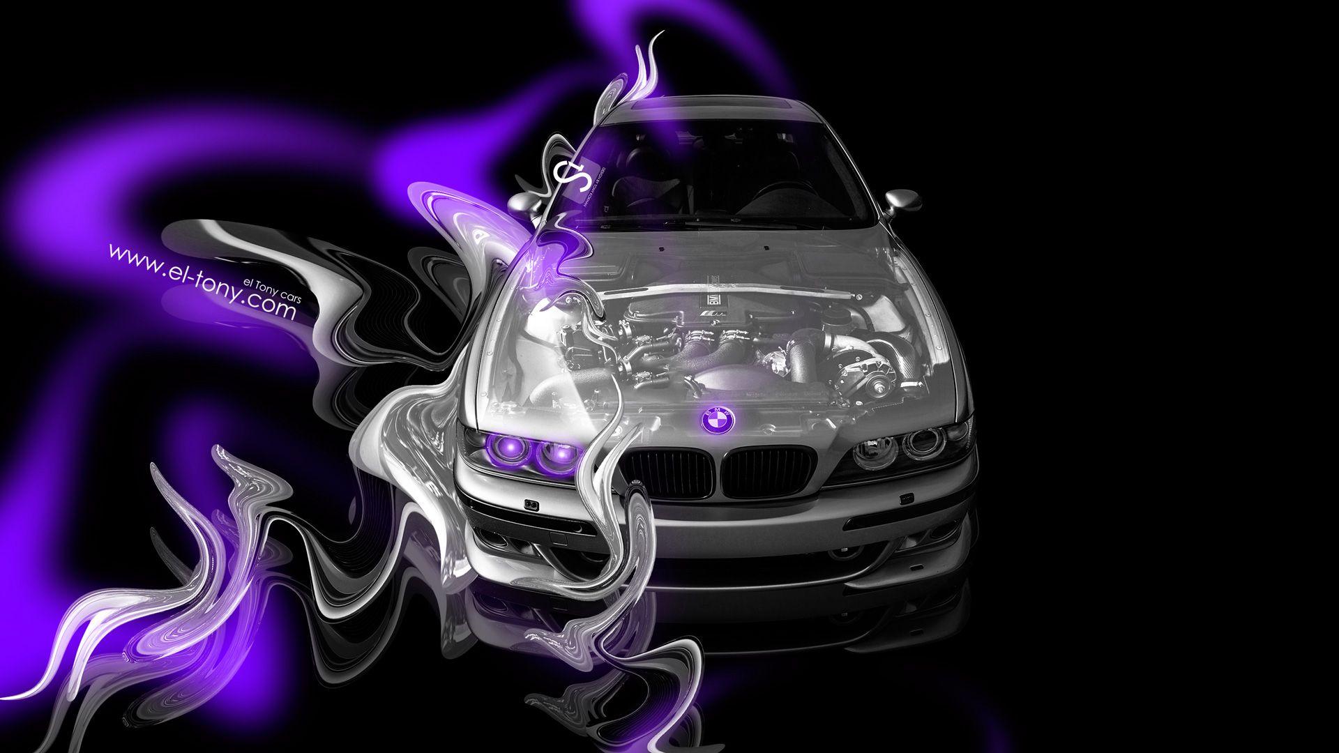 BMW E39 M5 Fantasy Engine Plastic Car 2014