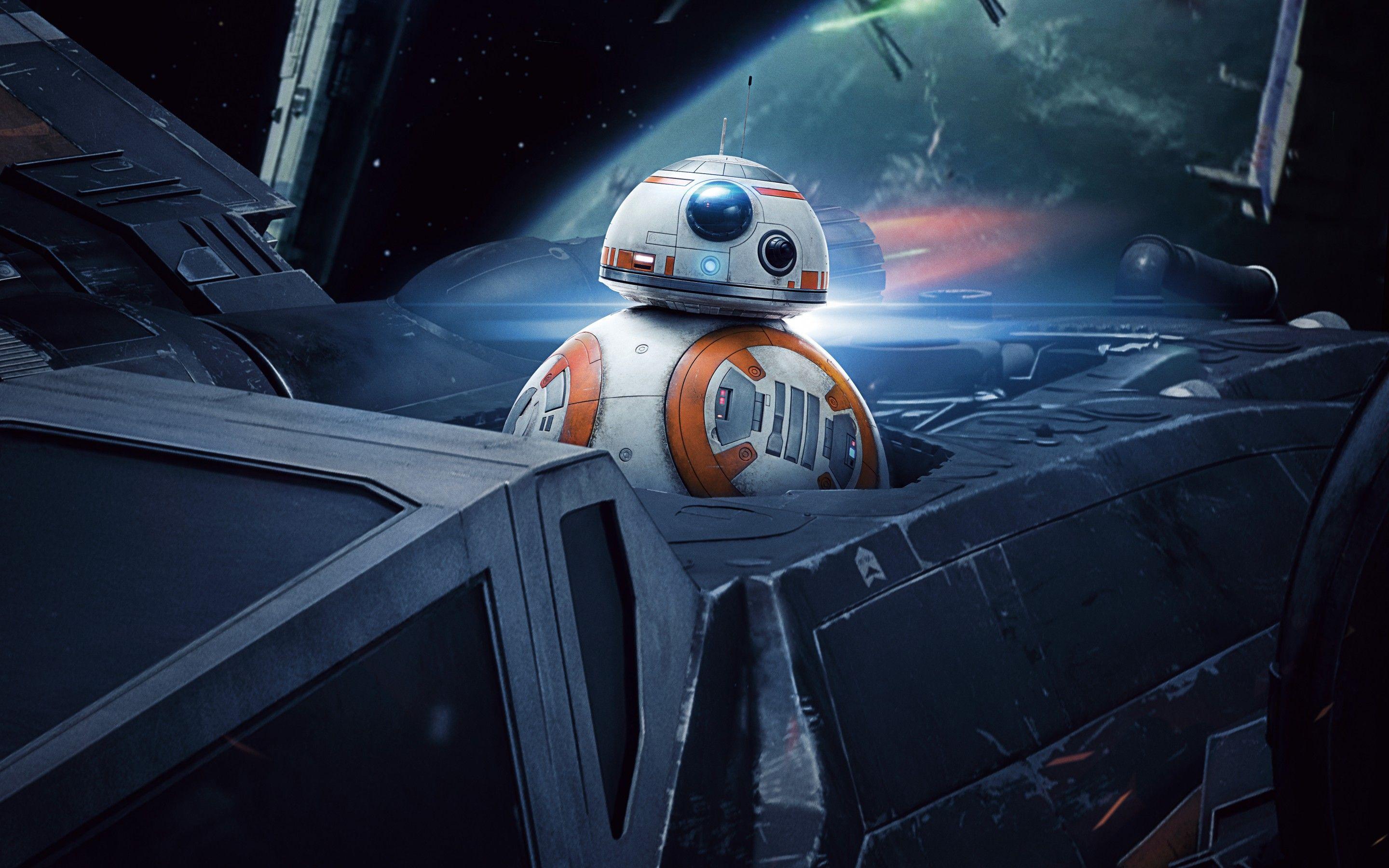 BB 8 Star Wars The Last Jedi HD Wallpaper