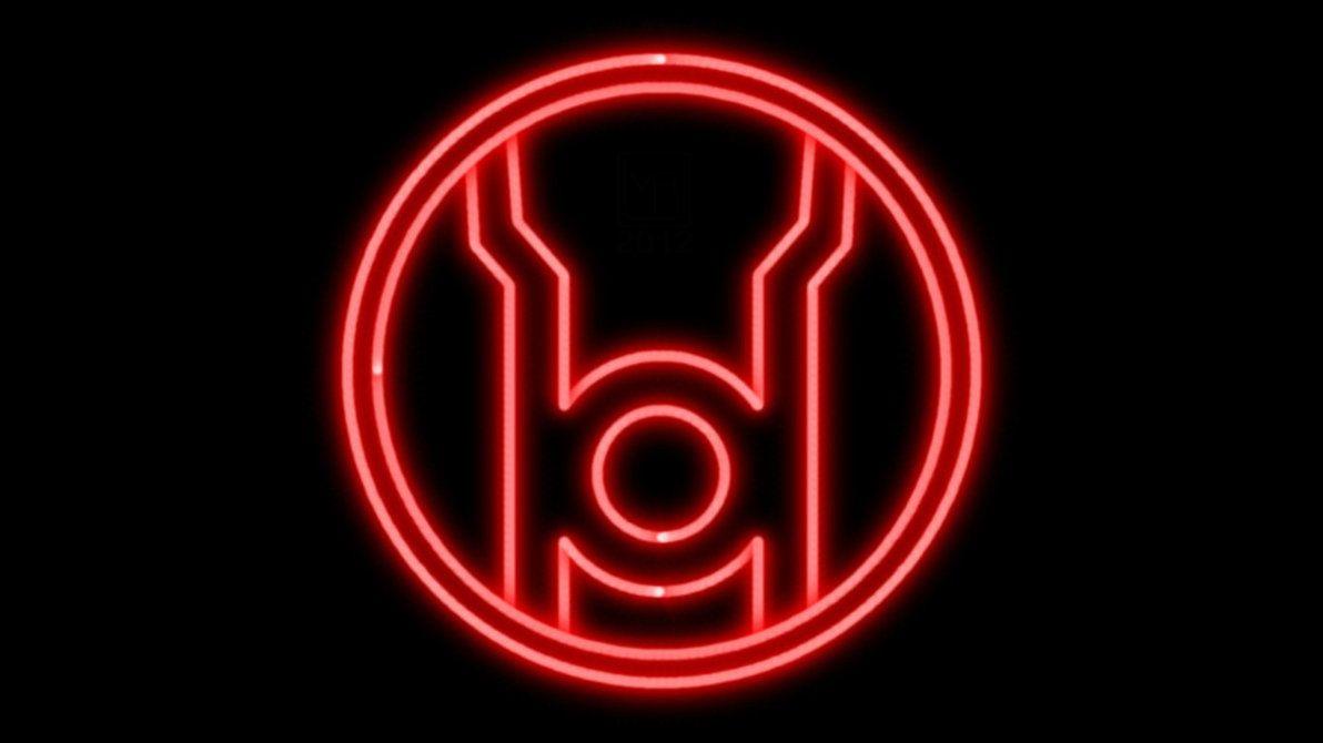 Red Lantern Corps Neon Symbol WP by MorganRLewis