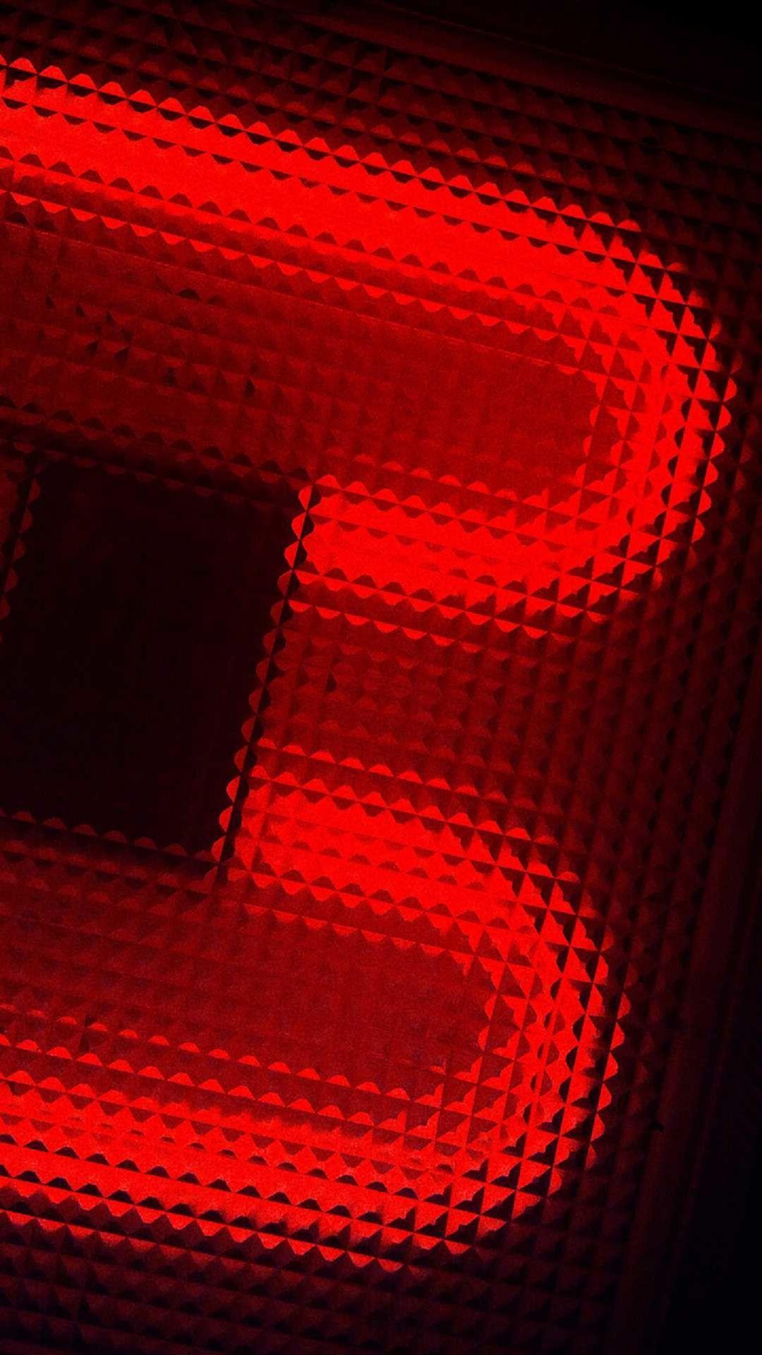 Halftone Red Neon Pattern Android Wallpapers free download