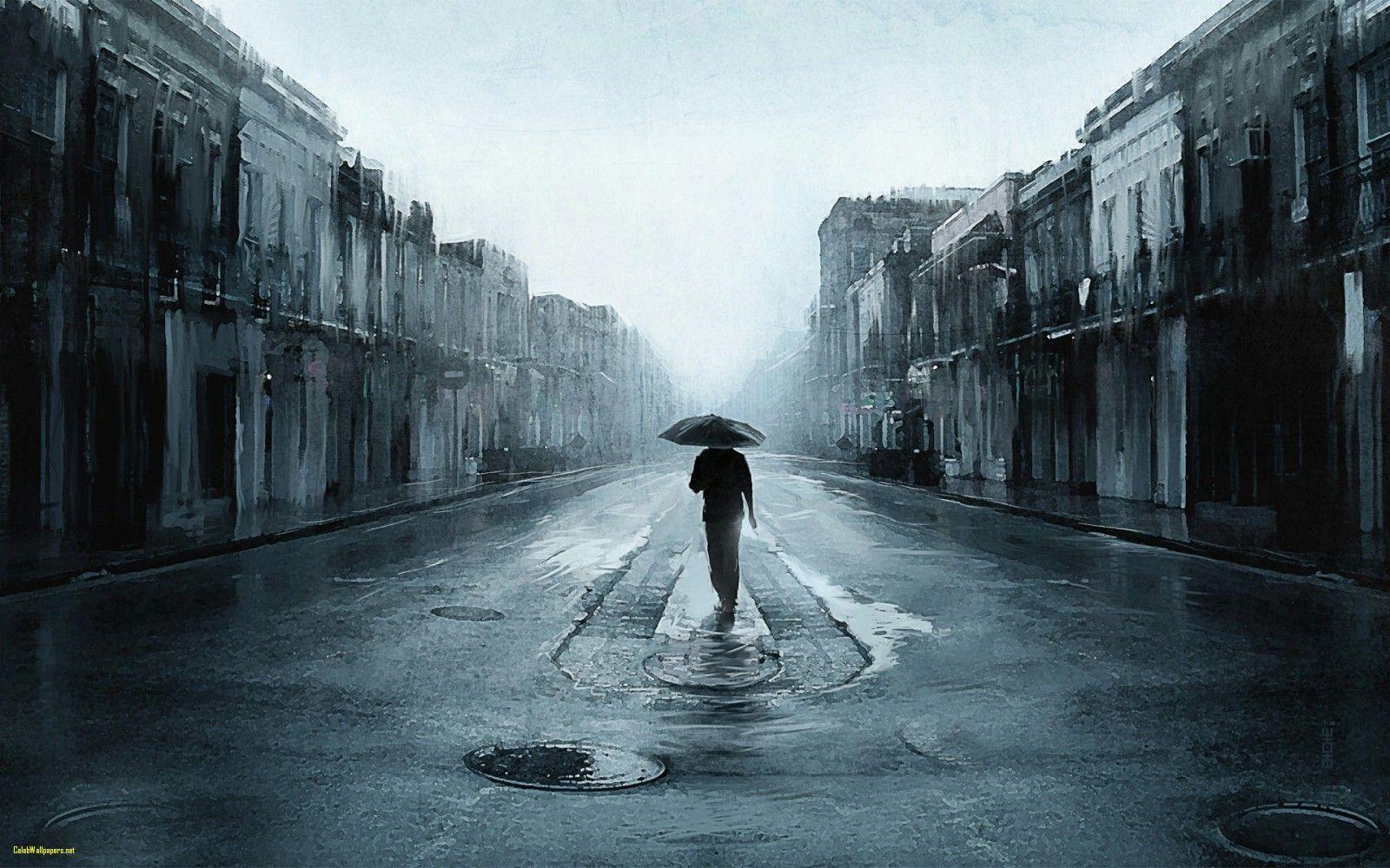 Sad Boy In Rainy Street Lonely Wallpaper E HD Wallpaper Best Of