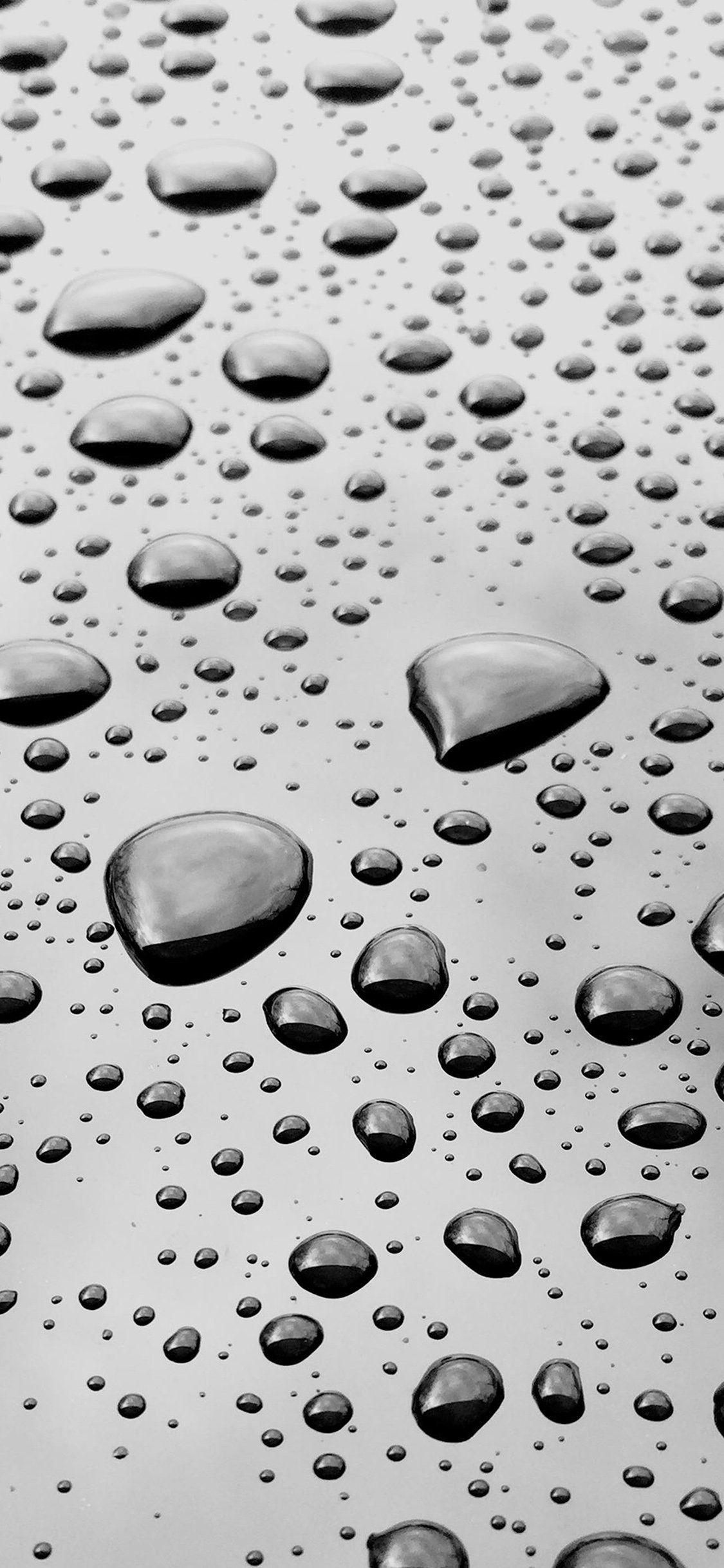 iPhoneXpapers drops dark bw water pattern