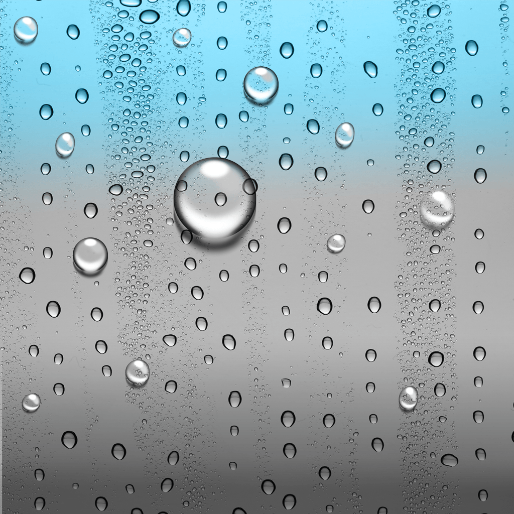Raindrops iPad Wallpaper. Free Retina iPad wallpaper
