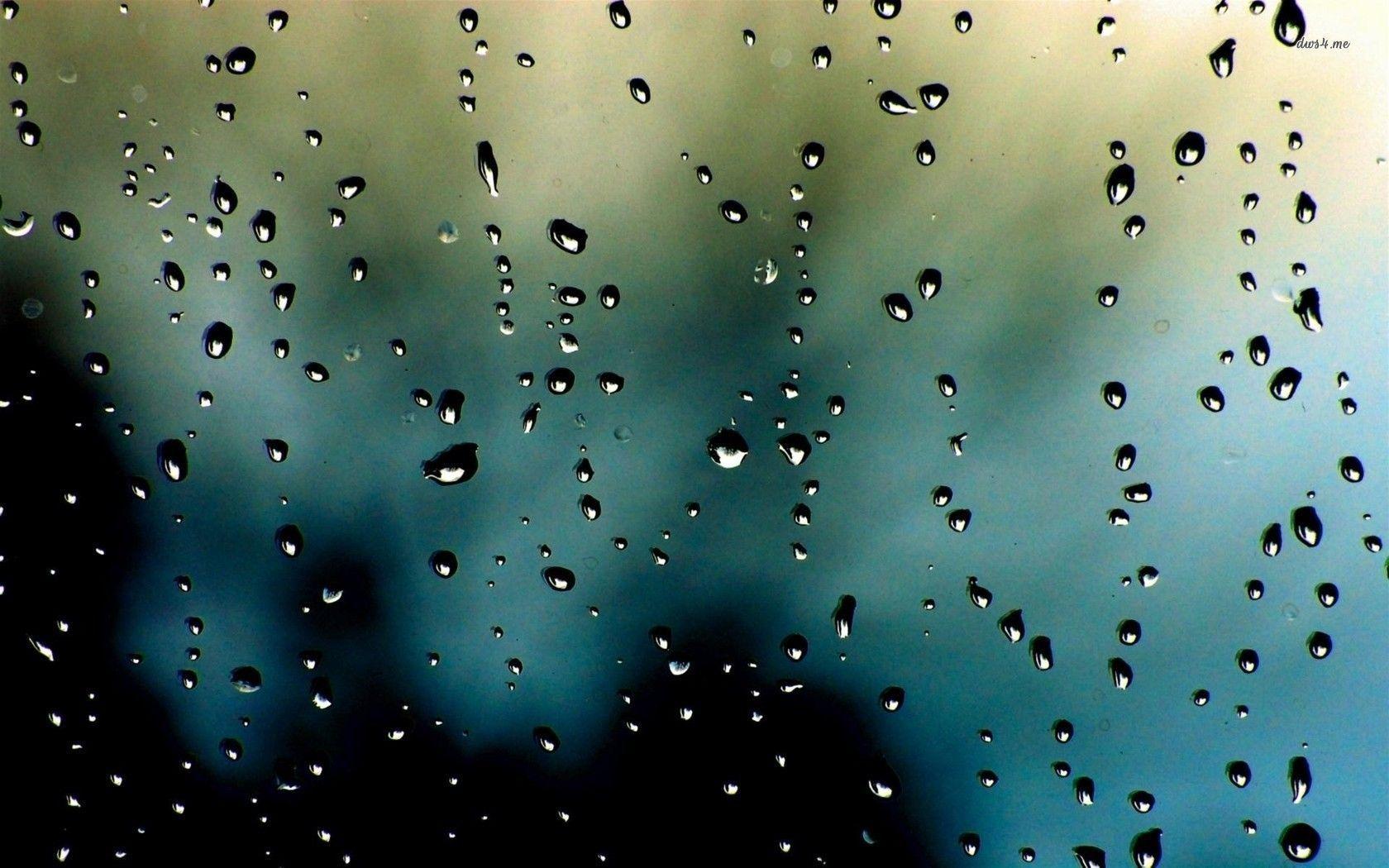 Raindrops Wallpaper for Windows. Wallpaper 4k. Rain