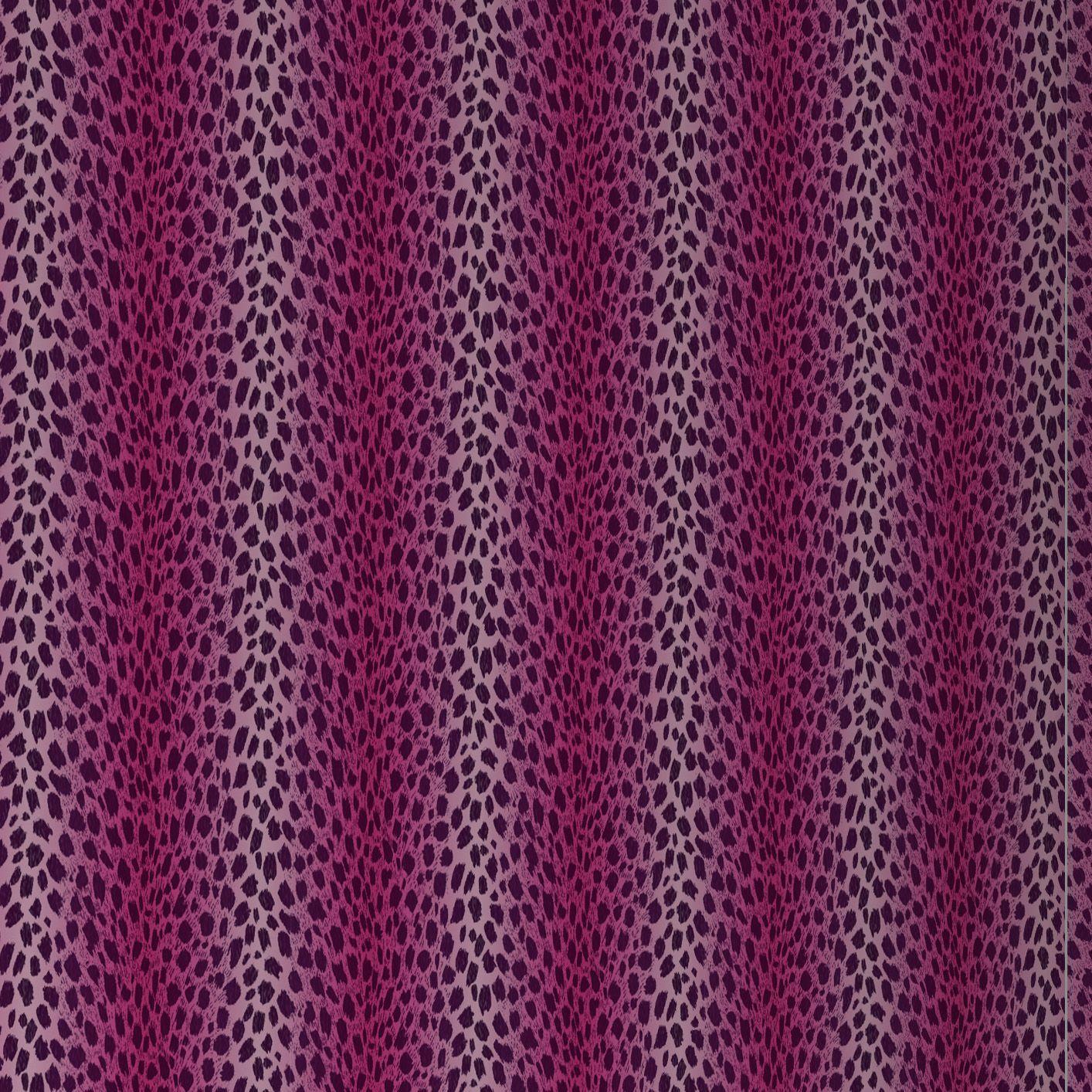 A.S. Creation Black & Pink Leopard Print Striped Wallpapers