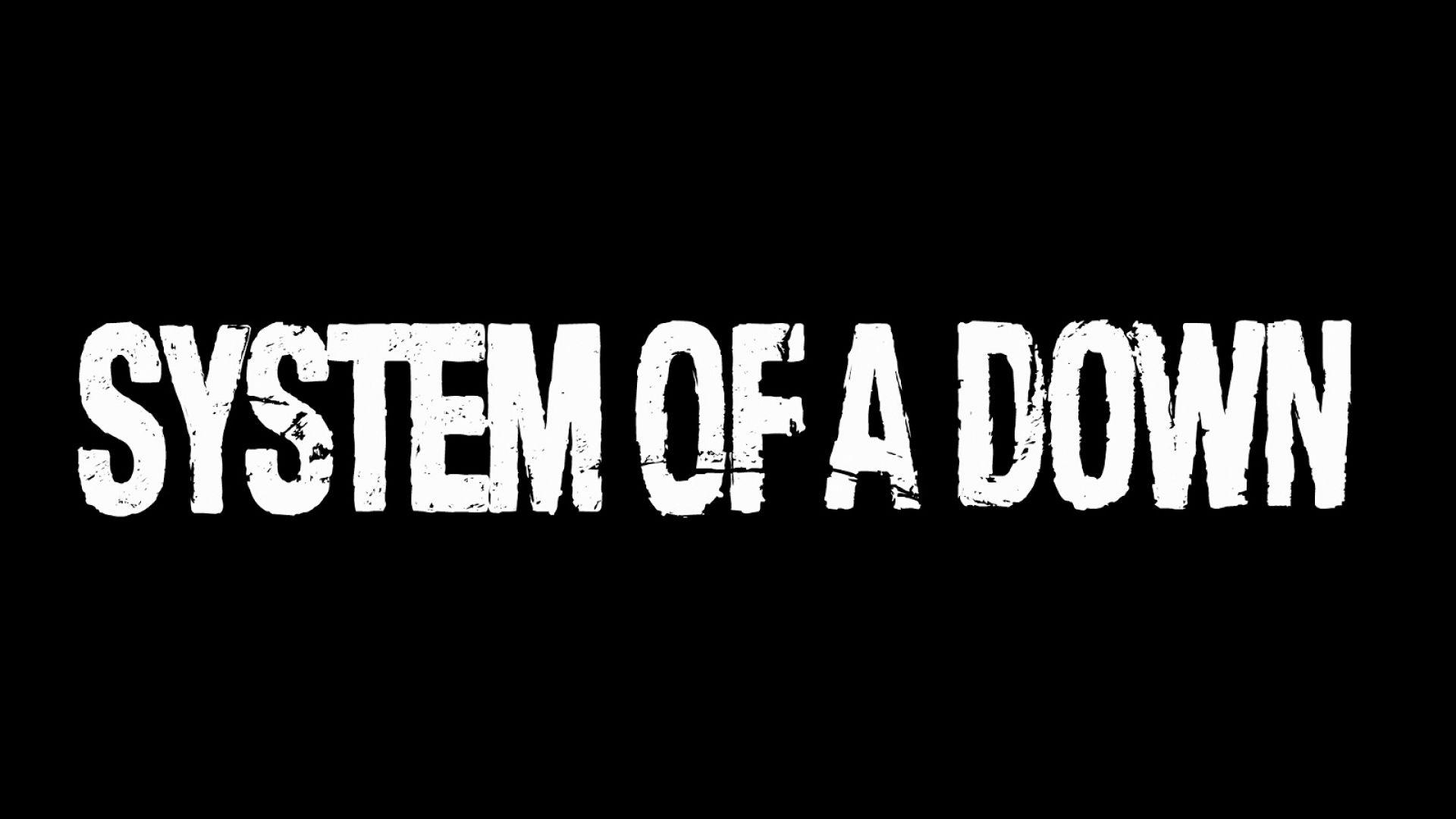 Download Wallpaper 1920x1080 system of a down, name, font, letters