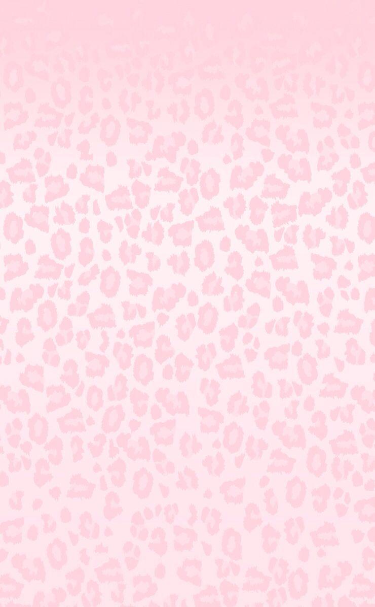 Rose pink fade out leopard print phone wallpapers phone backgrounds