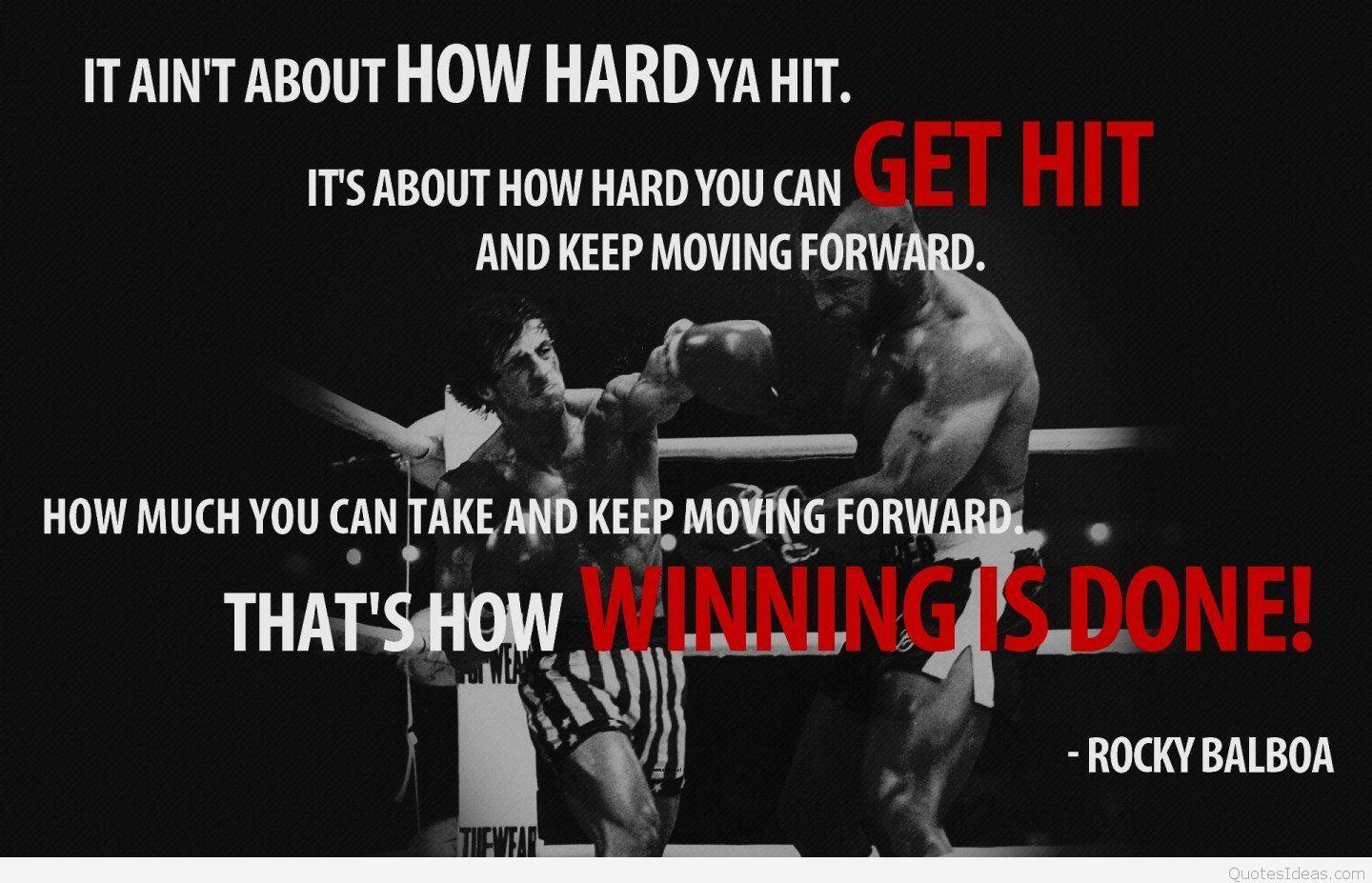 Sylvester Stallone Rocky quotes wallpaper new