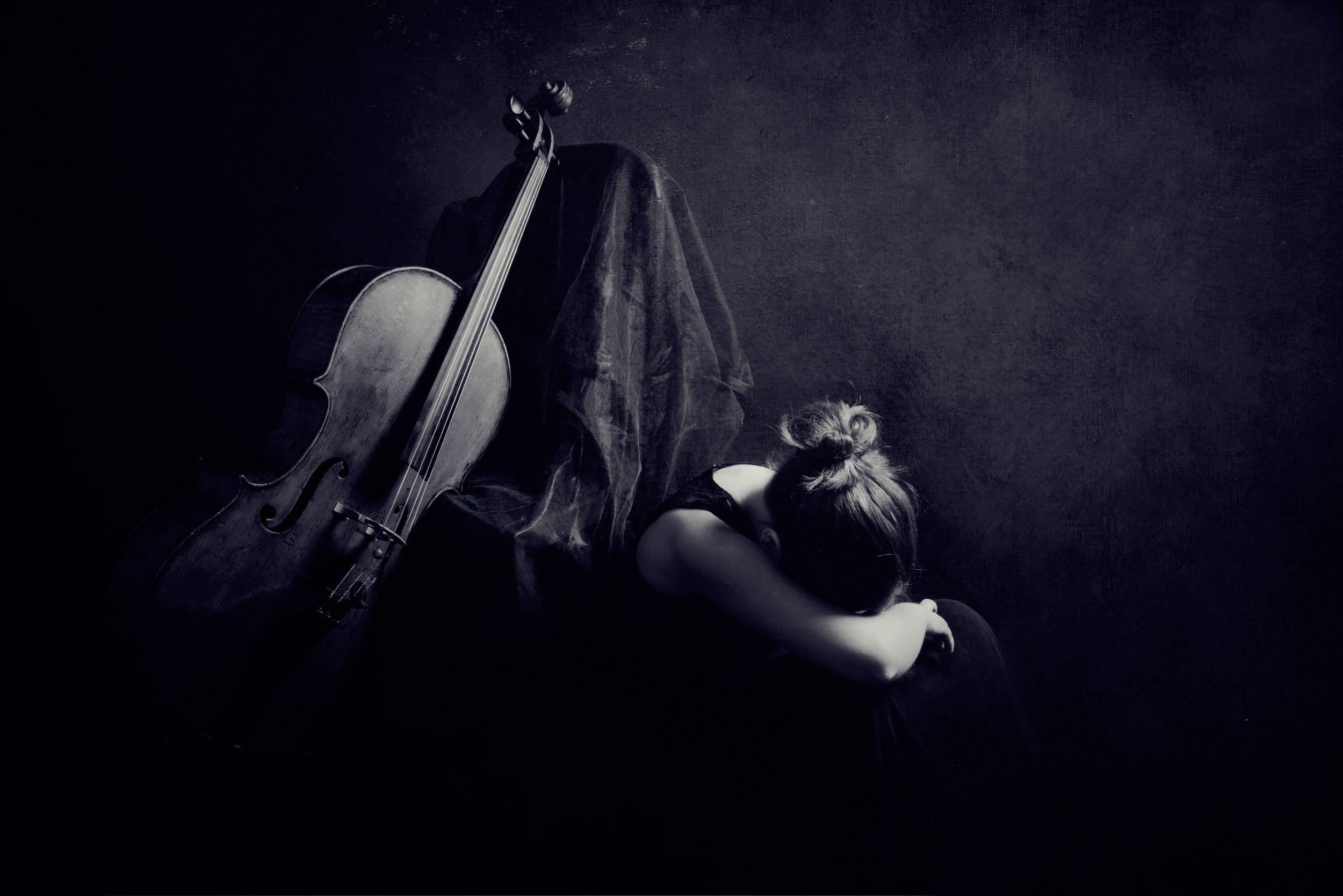Sad music Cello wallpaper and image, picture, photo