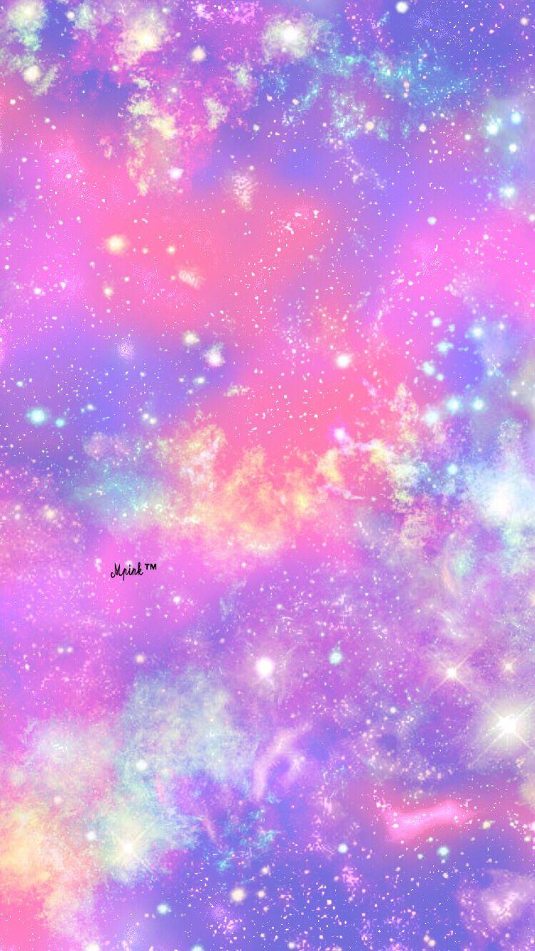 light pink galaxy background