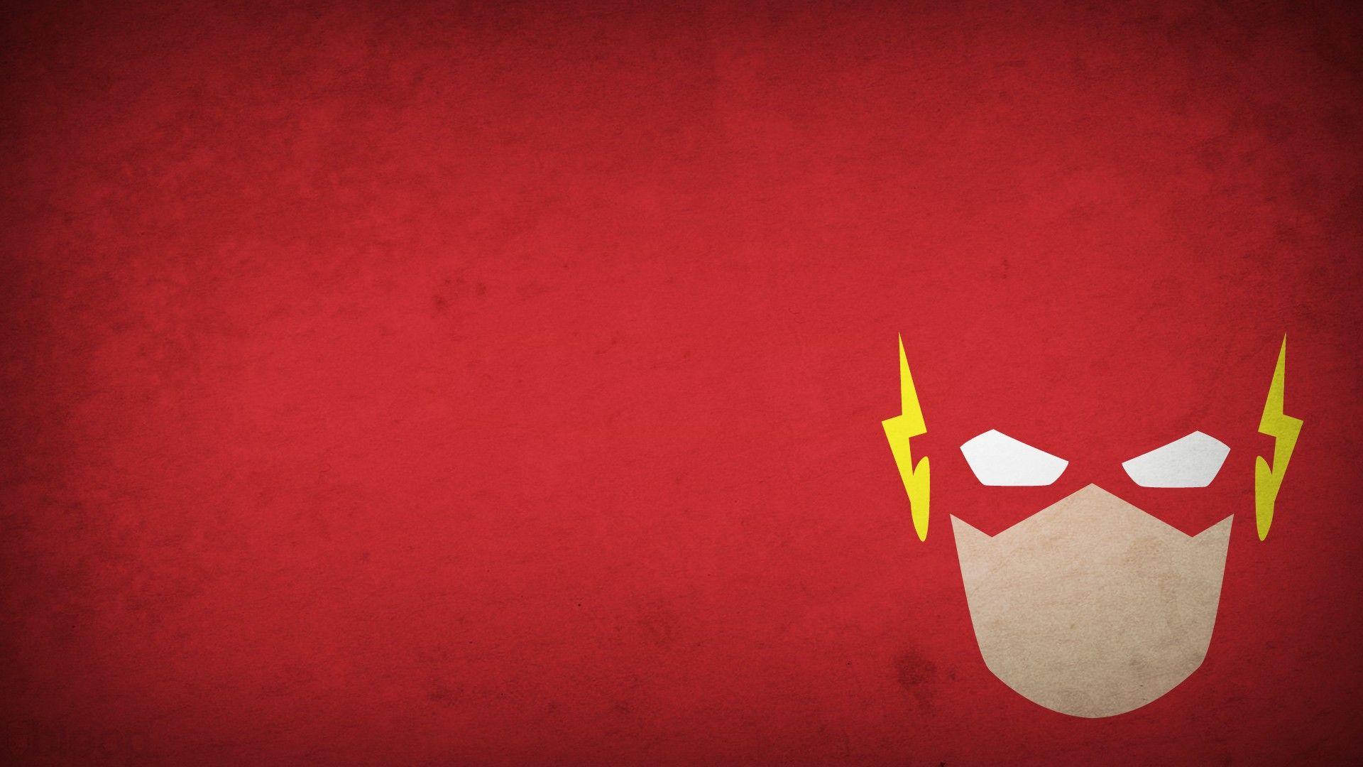 minimalistic, DC Comics, superheroes, Flash comic hero wallpaper