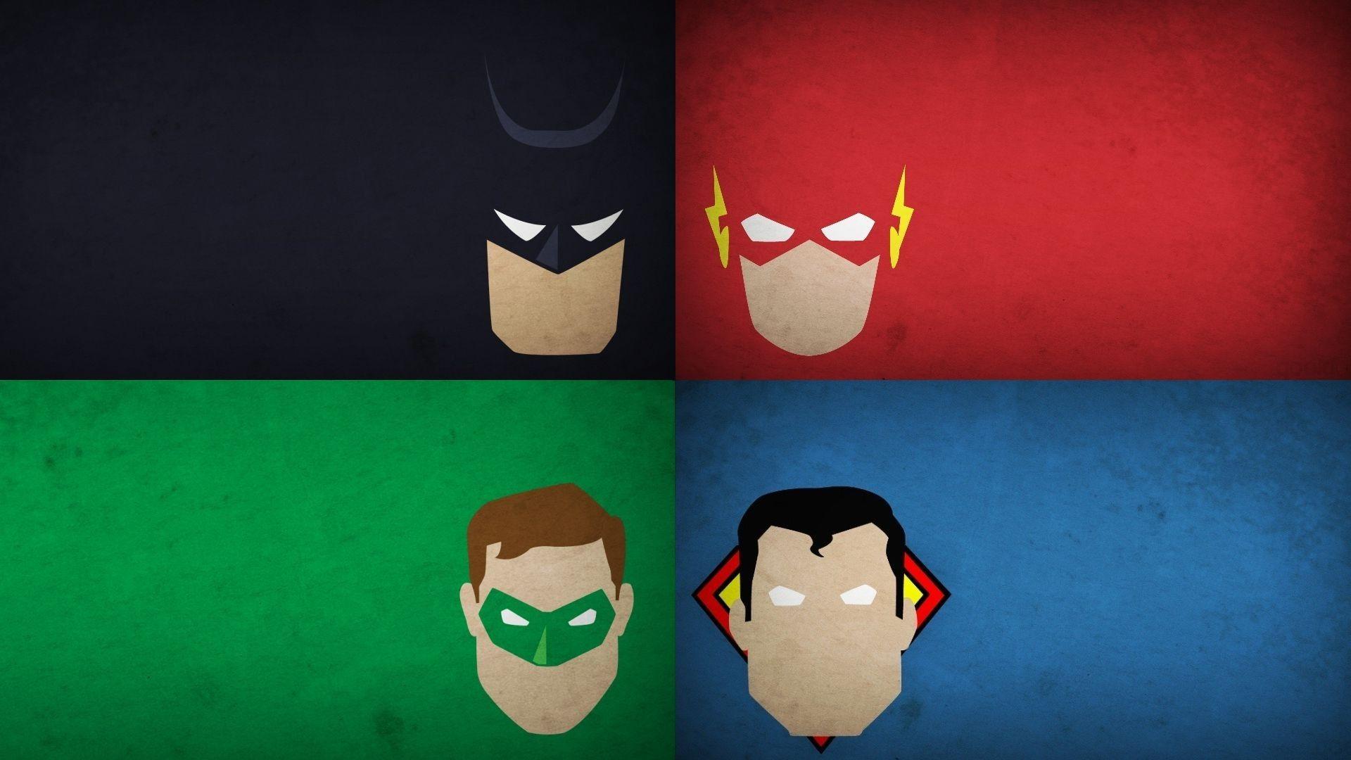 Batman Dc Comics Flash Superhero Green Lantern Justice League Of