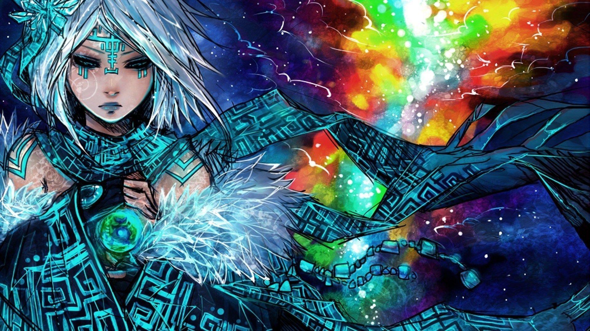 tribal mage HD anime wallpaper
