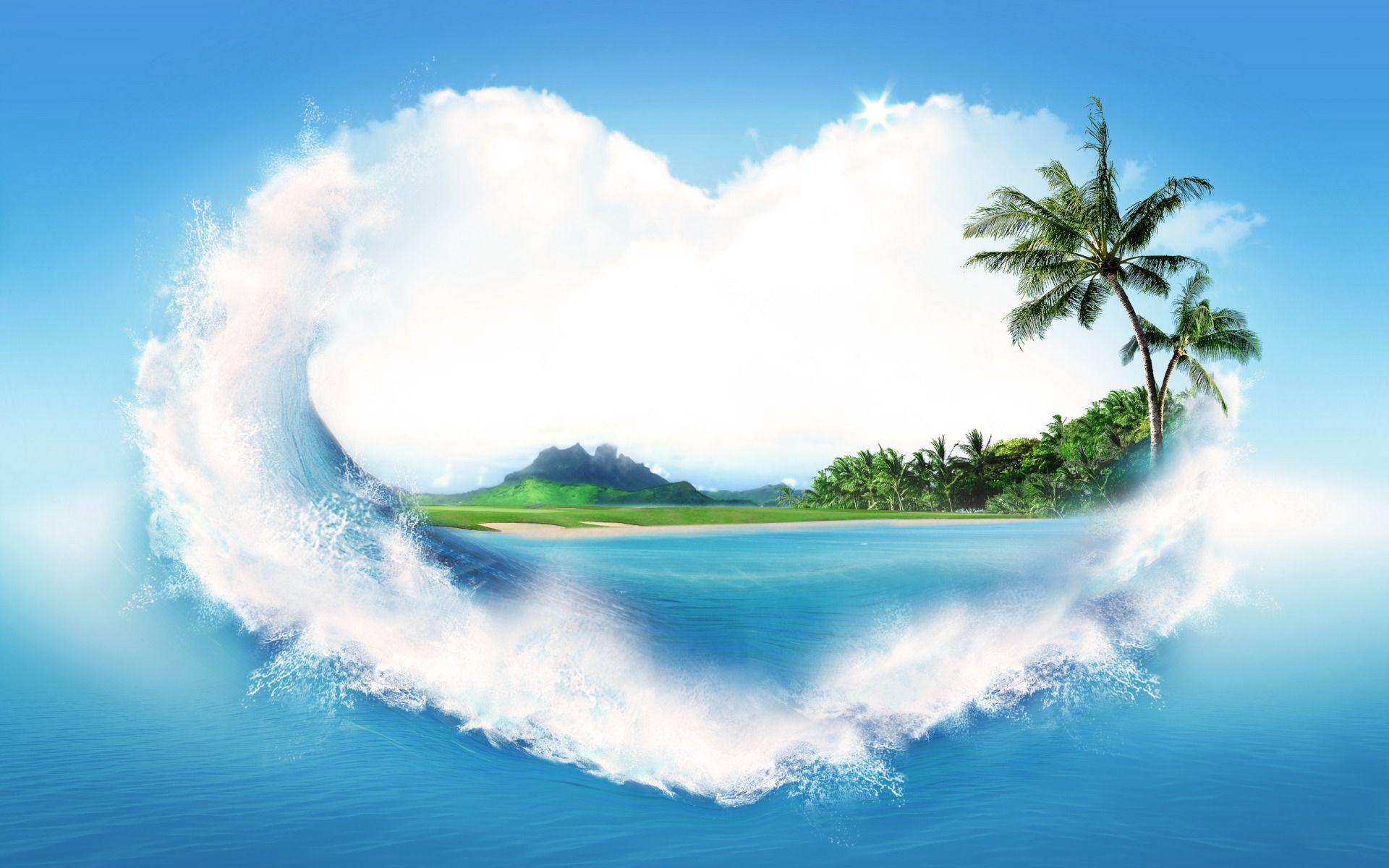 Love Cloud Nature Cool Desktop Background. Download wallpaper page