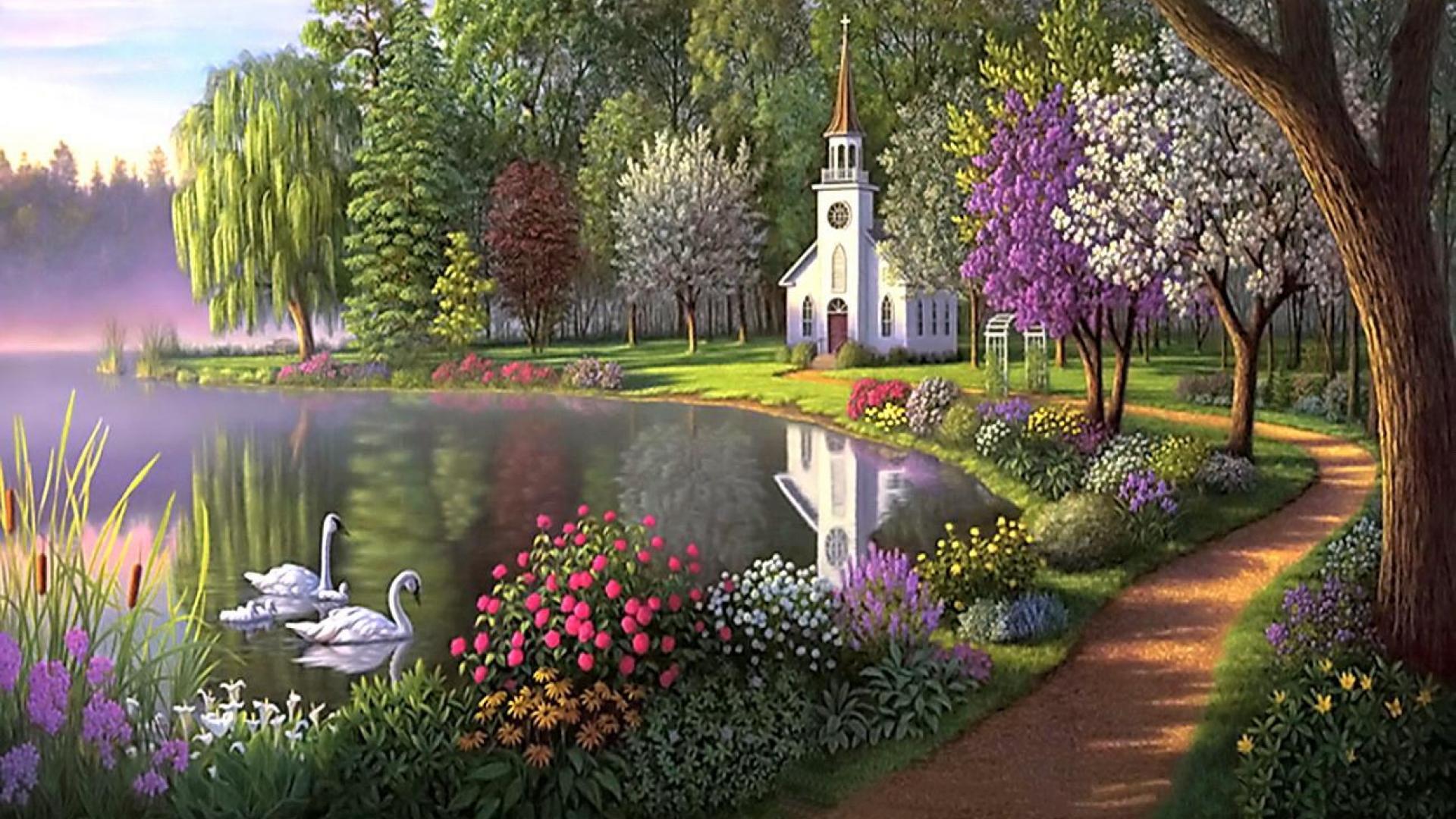 Natural Flower Garden Wallpaper. Natural Flower Garden Wallpaper