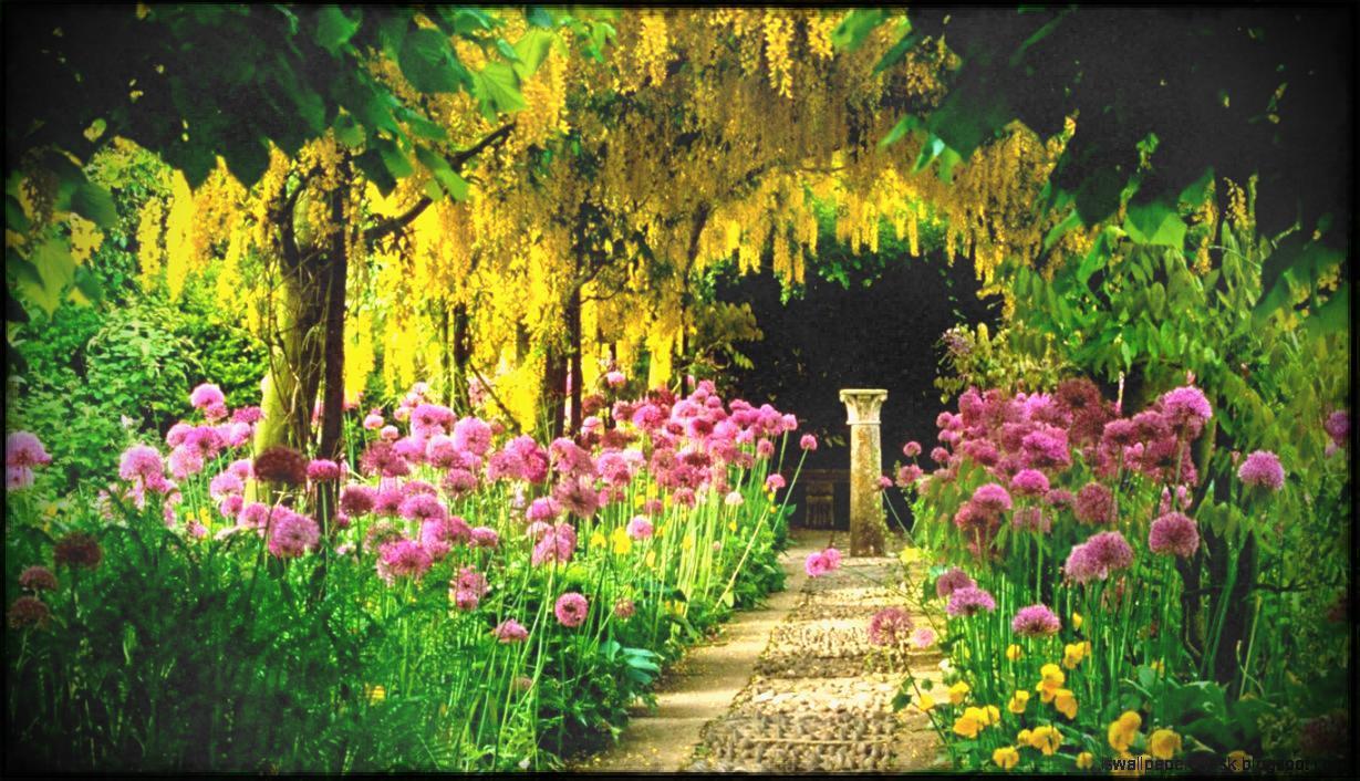 View Original Size Flower Gardens Wallpaper Desktop World Most