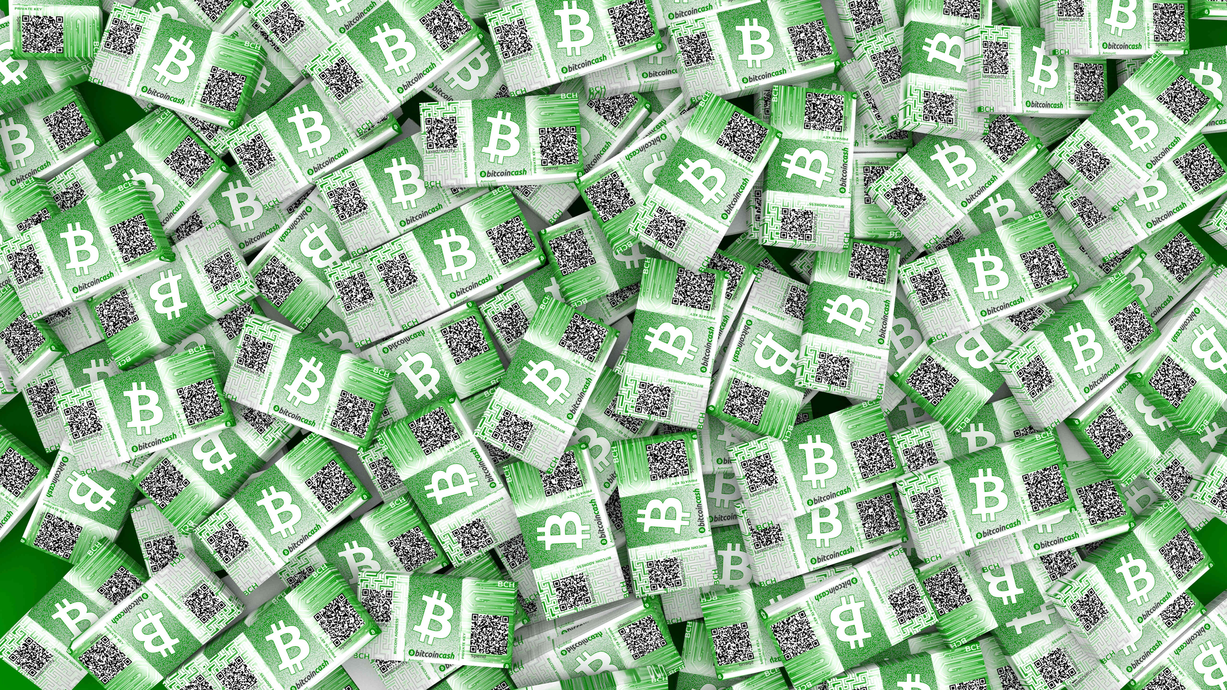 Bitcoin cash wallpaper with small prize luck !!