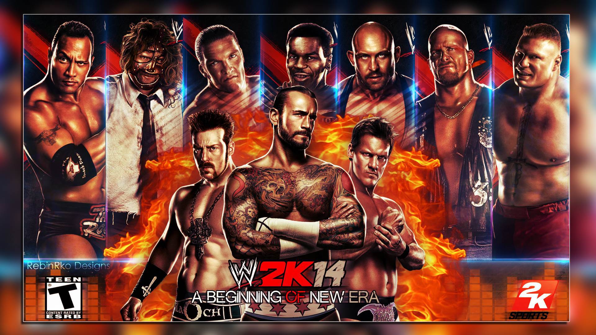 WWE 2K14: the fighters on PS4 coming soon wallpaper and image