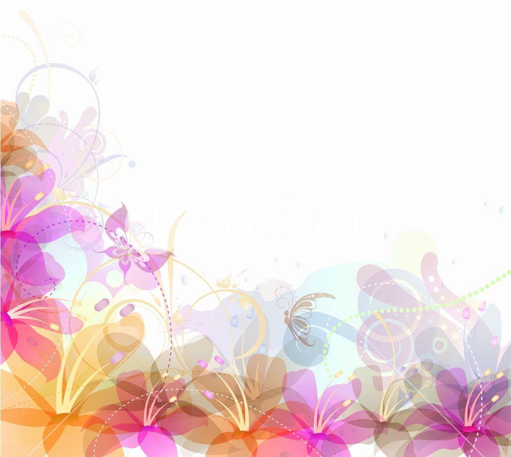 Vector Abstract Floral Background Royalty Free Stock Image