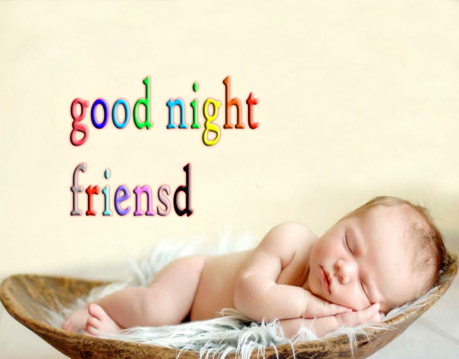 Cute Baby Good Night Wallpaper for Friends